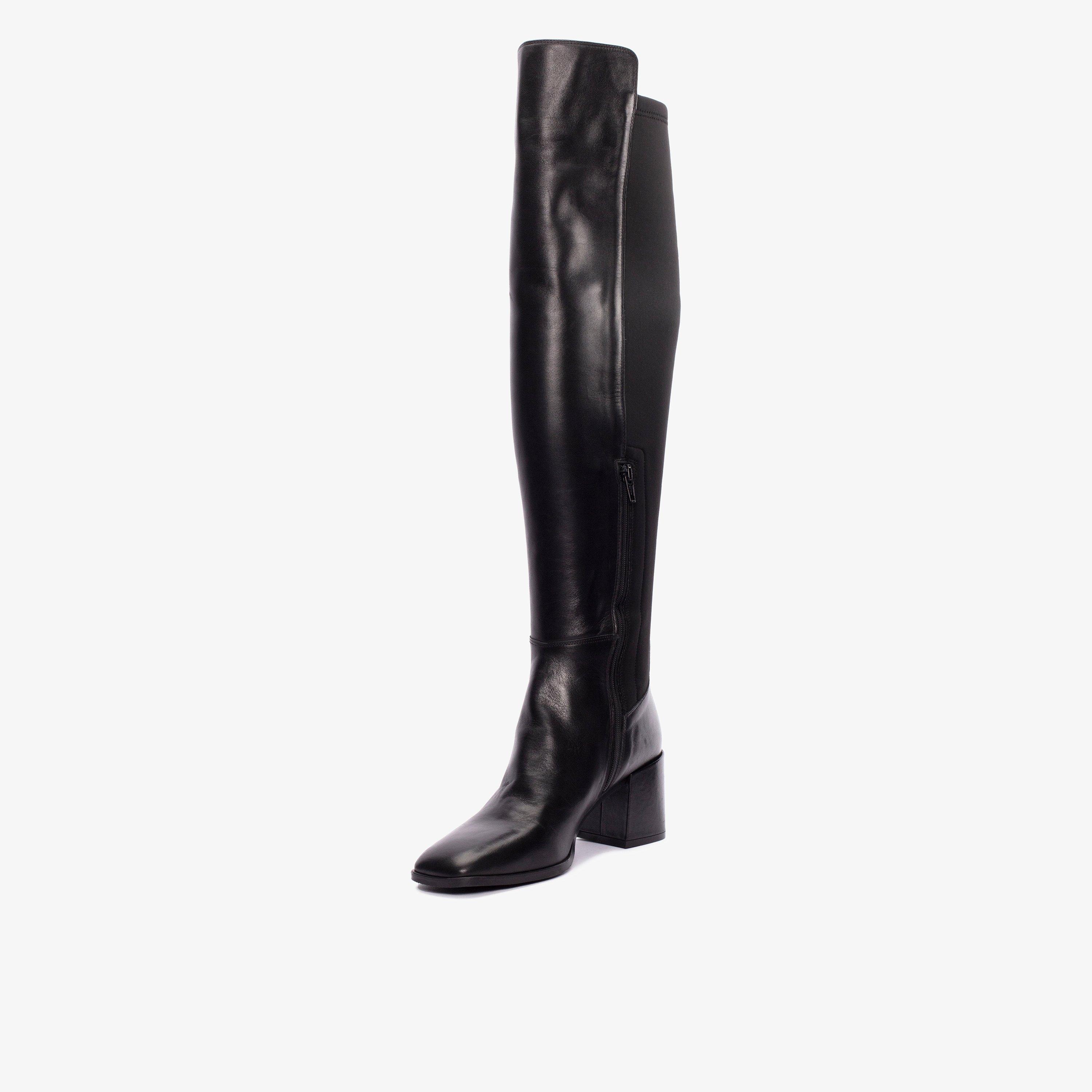 clarks pure caddy black leather