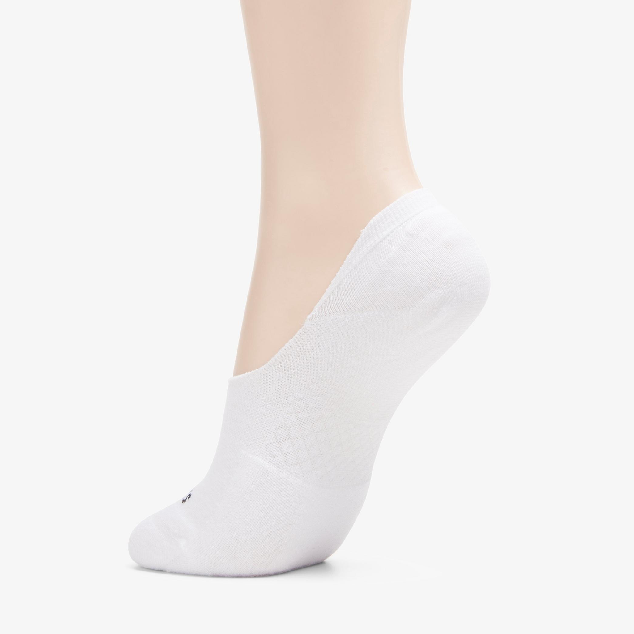 Basic Liner White Socks, view 2 of 3