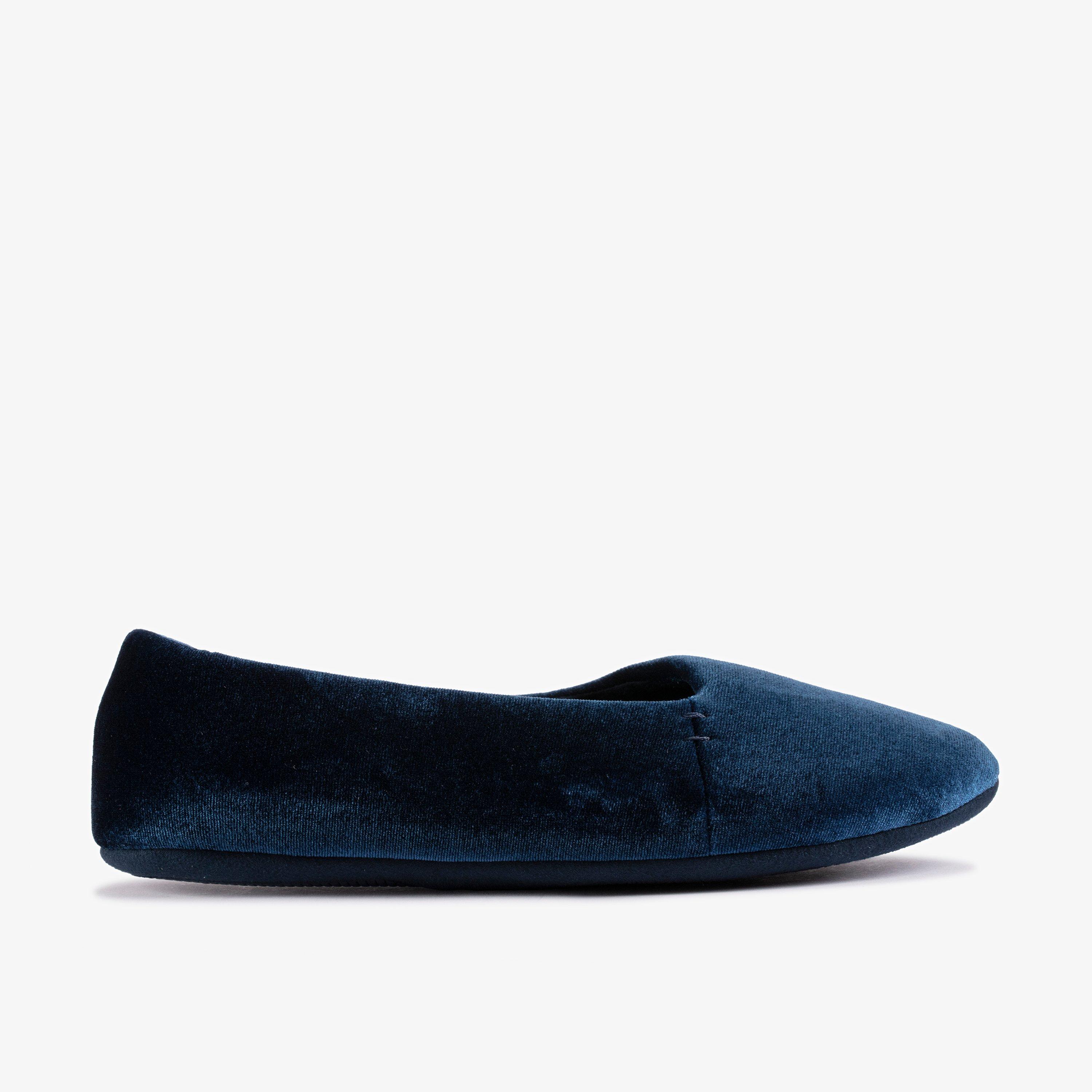 Bundle Ballet Navy Slippers, view 1 of 6