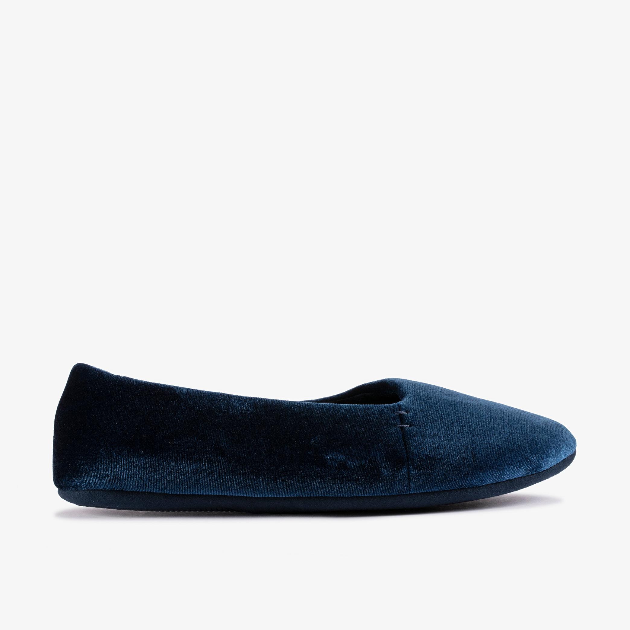Bundle Ballet Navy Blue Slippers | Clarks Outlet
