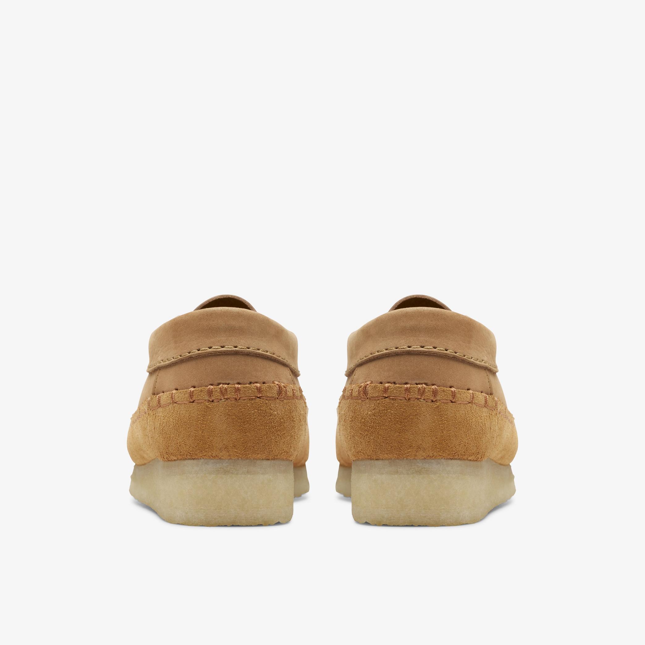 Weaver Tie Tan Suede Moccasins, view 5 of 6