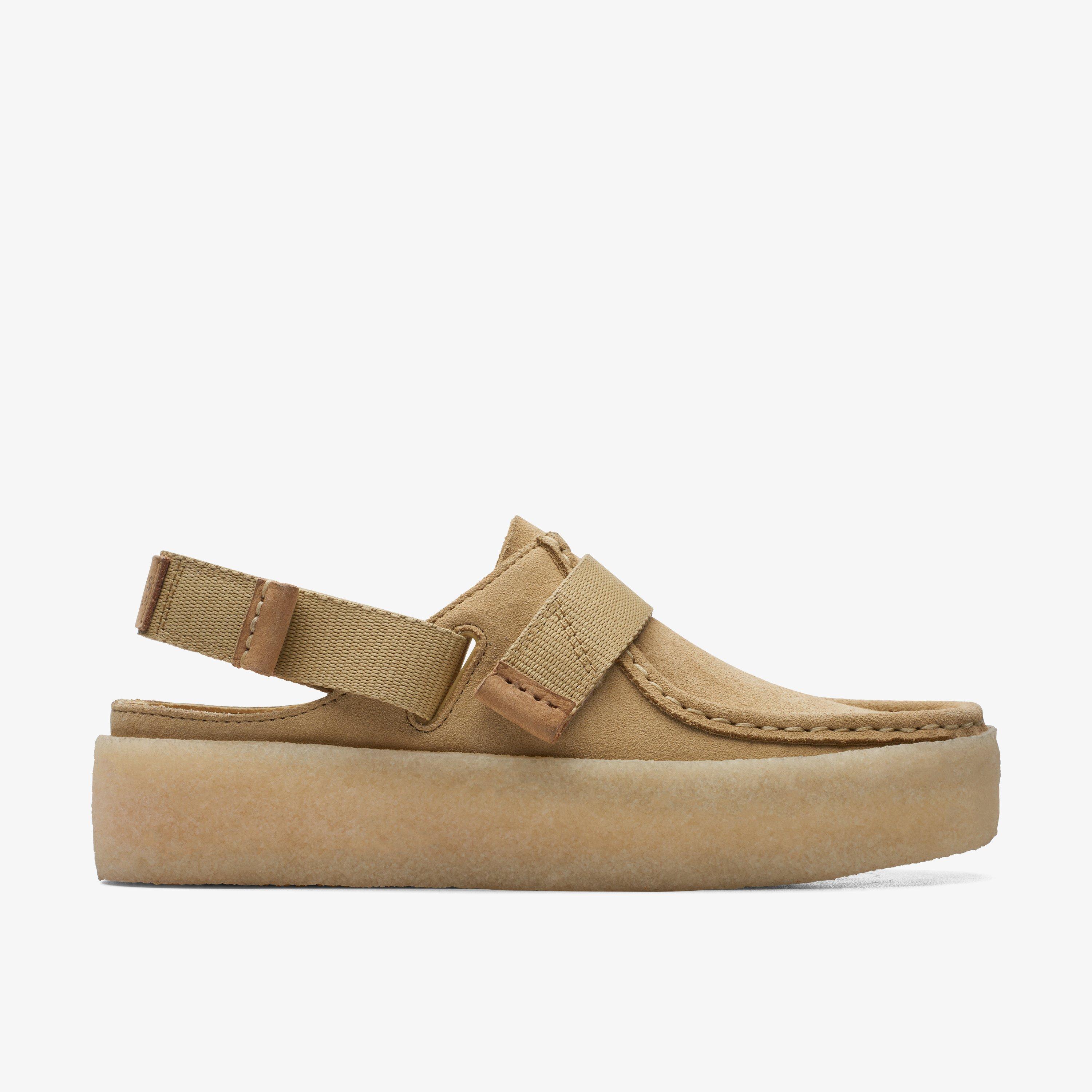 Walla Cup Strap Maple Suede Wallabee Sling Back, view 1 of 6