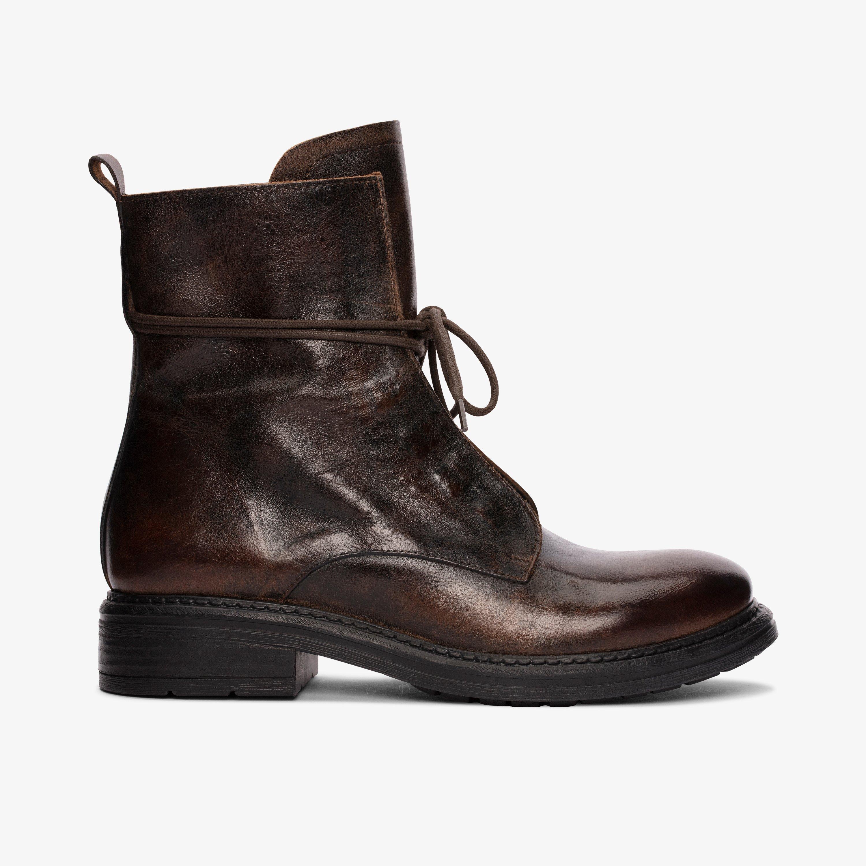 Clarks lace outlet boots