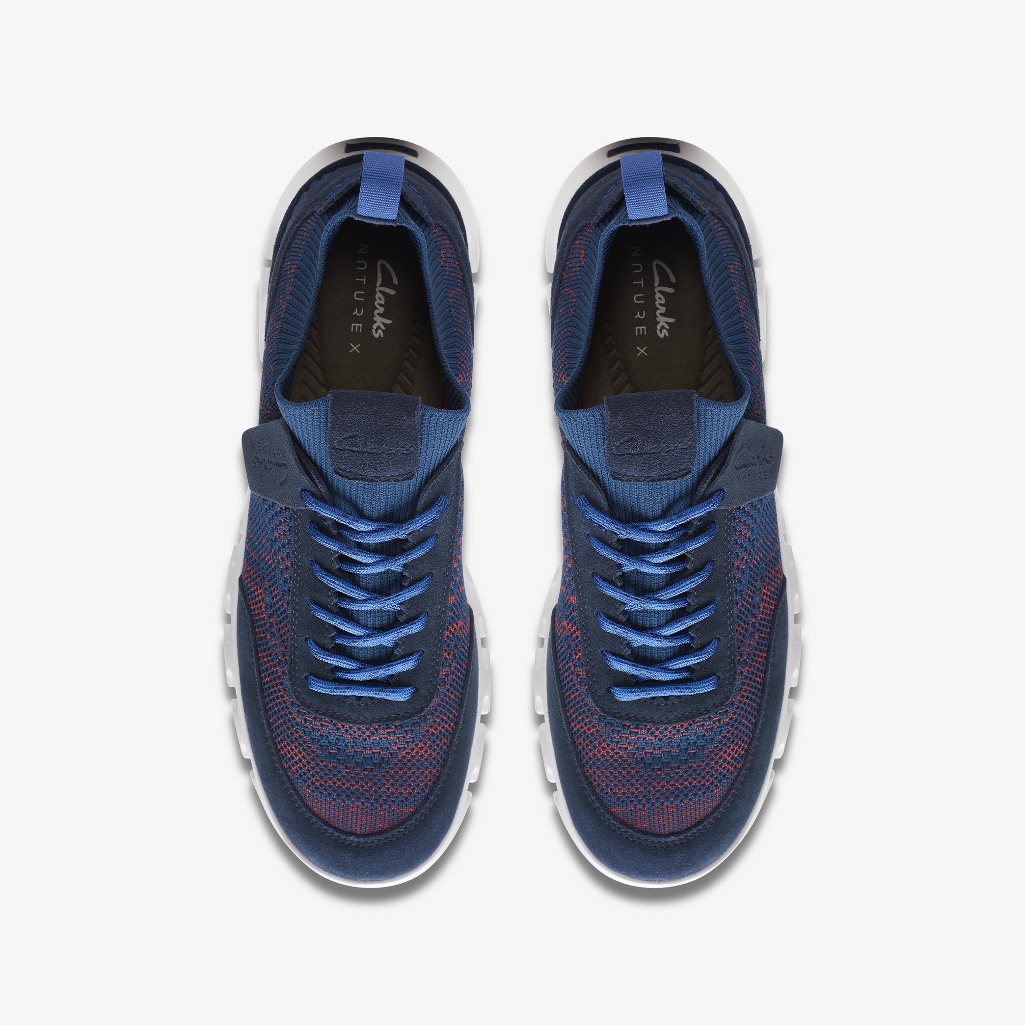 MENS Nature X Go Navy Combination Trainers | Clarks Outlet
