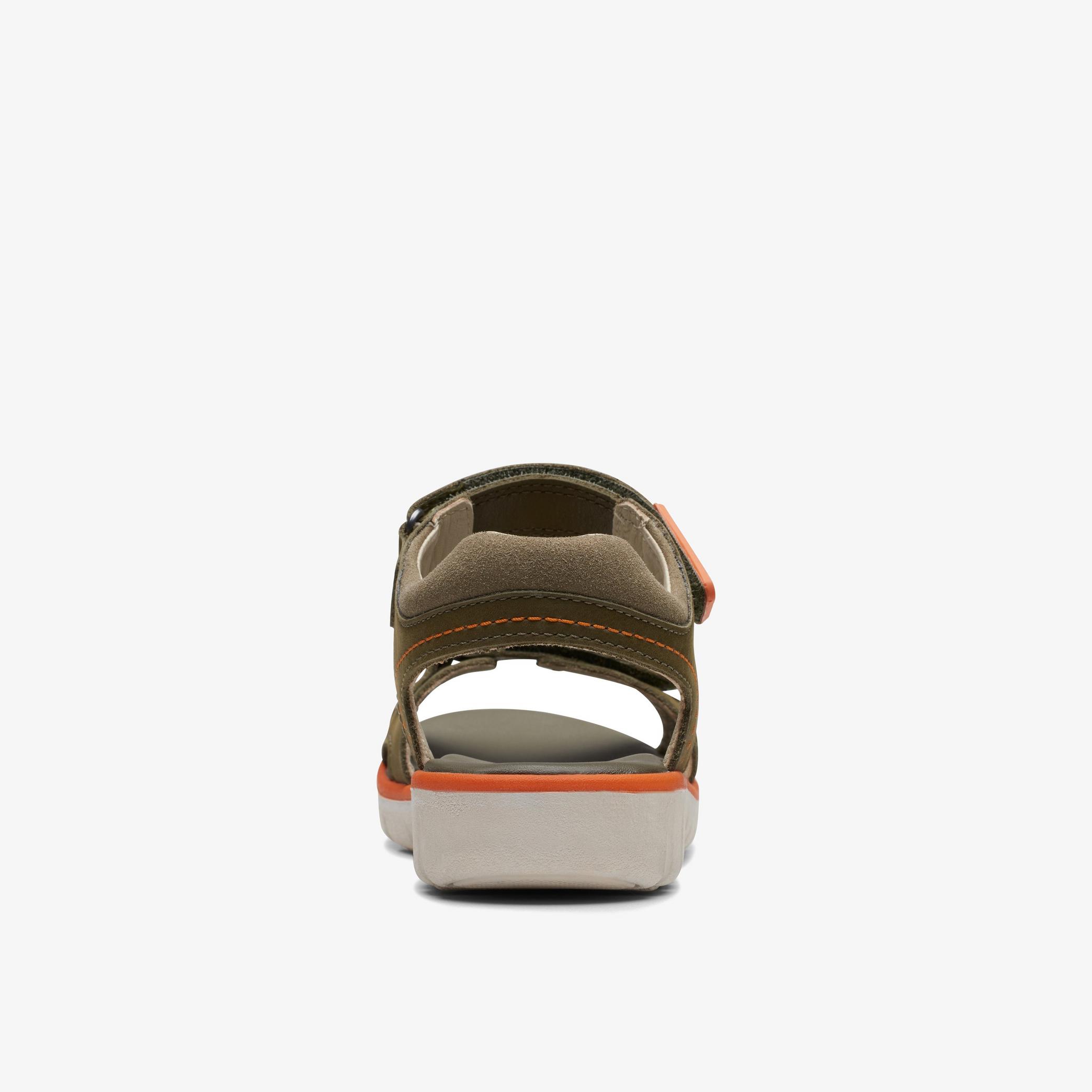 Roam Surf Youth Khaki Combination Flat Sandals, view 5 of 6
