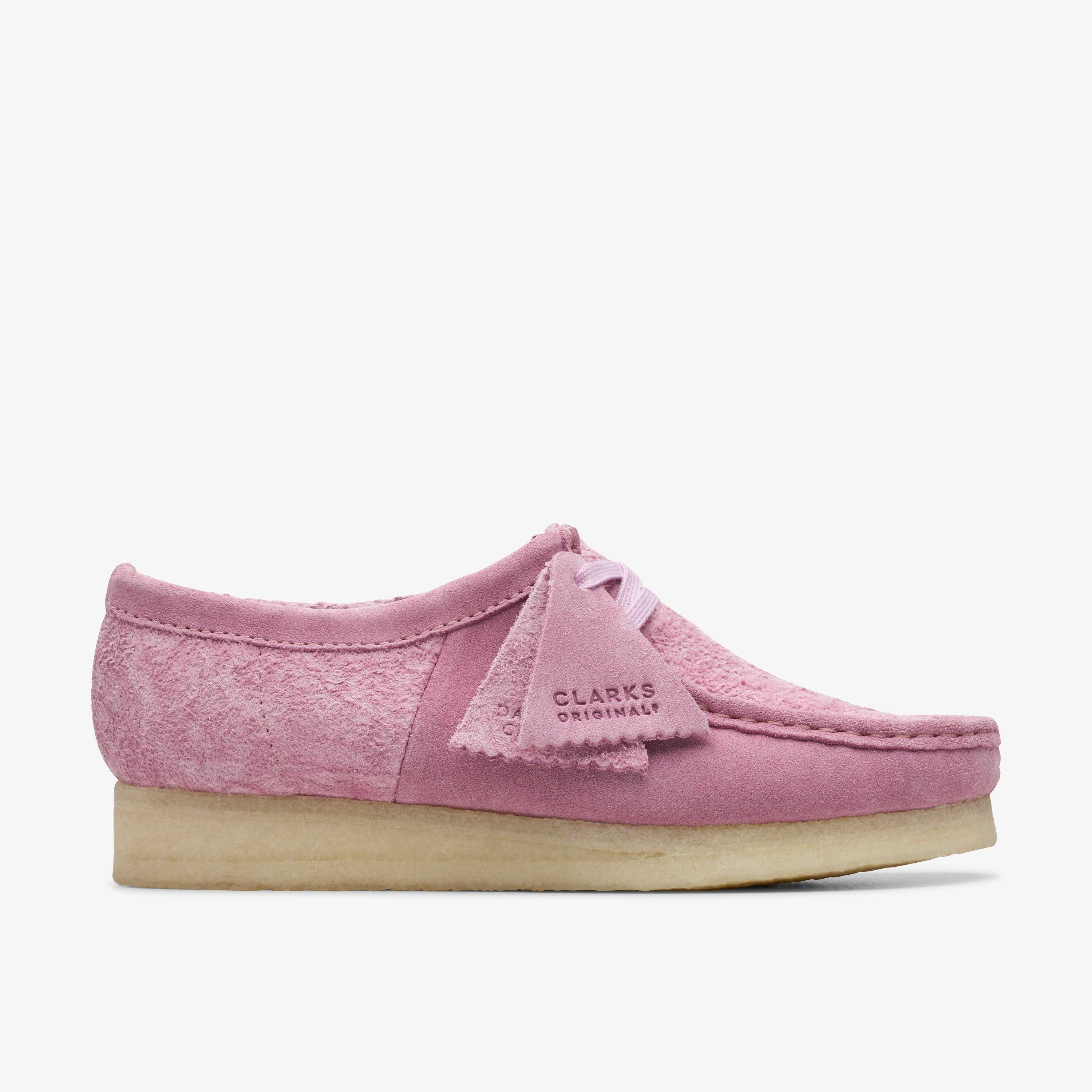 Womens Wallabee Pink Shoes | Clarks UK
