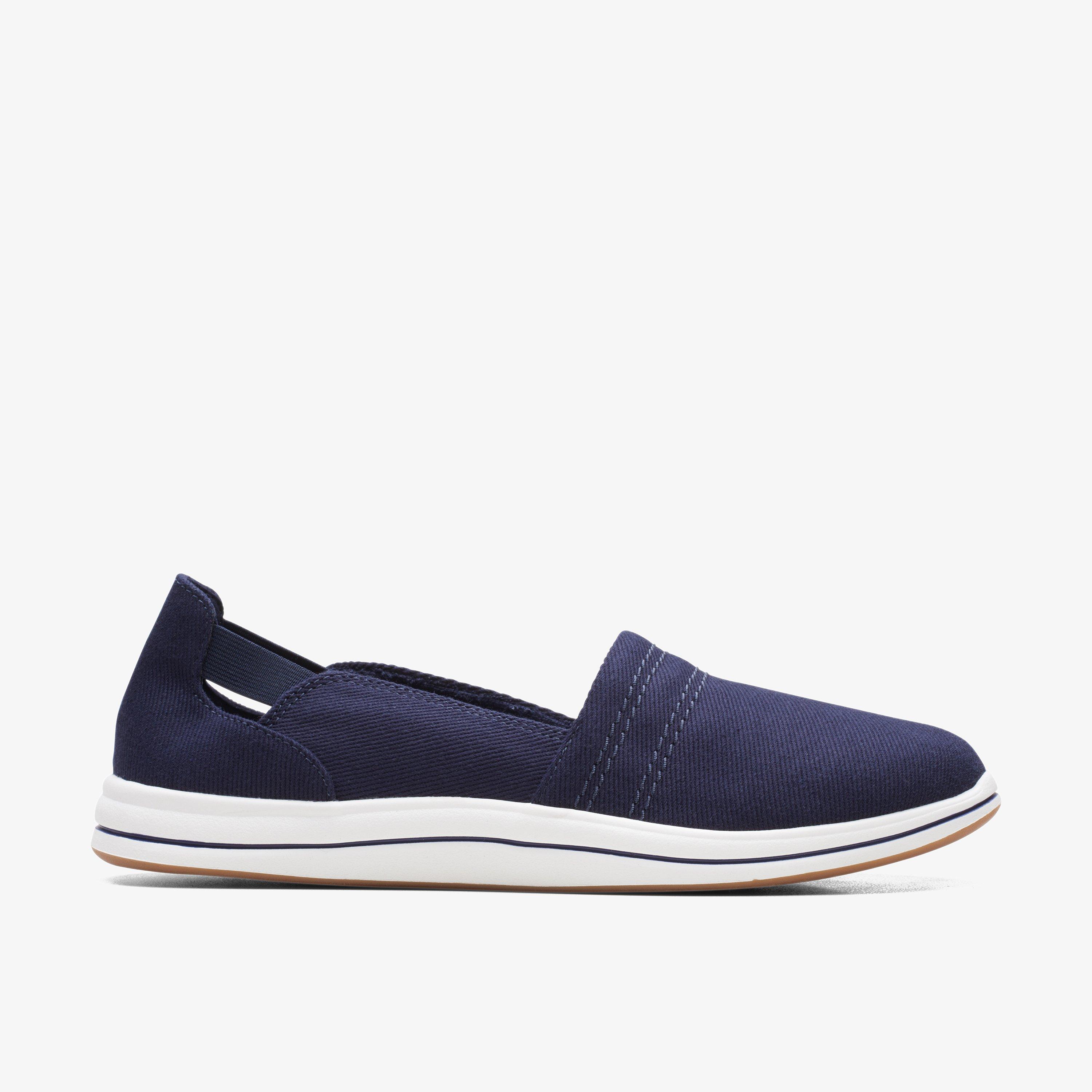 Clarks slip on sneakers womens sale