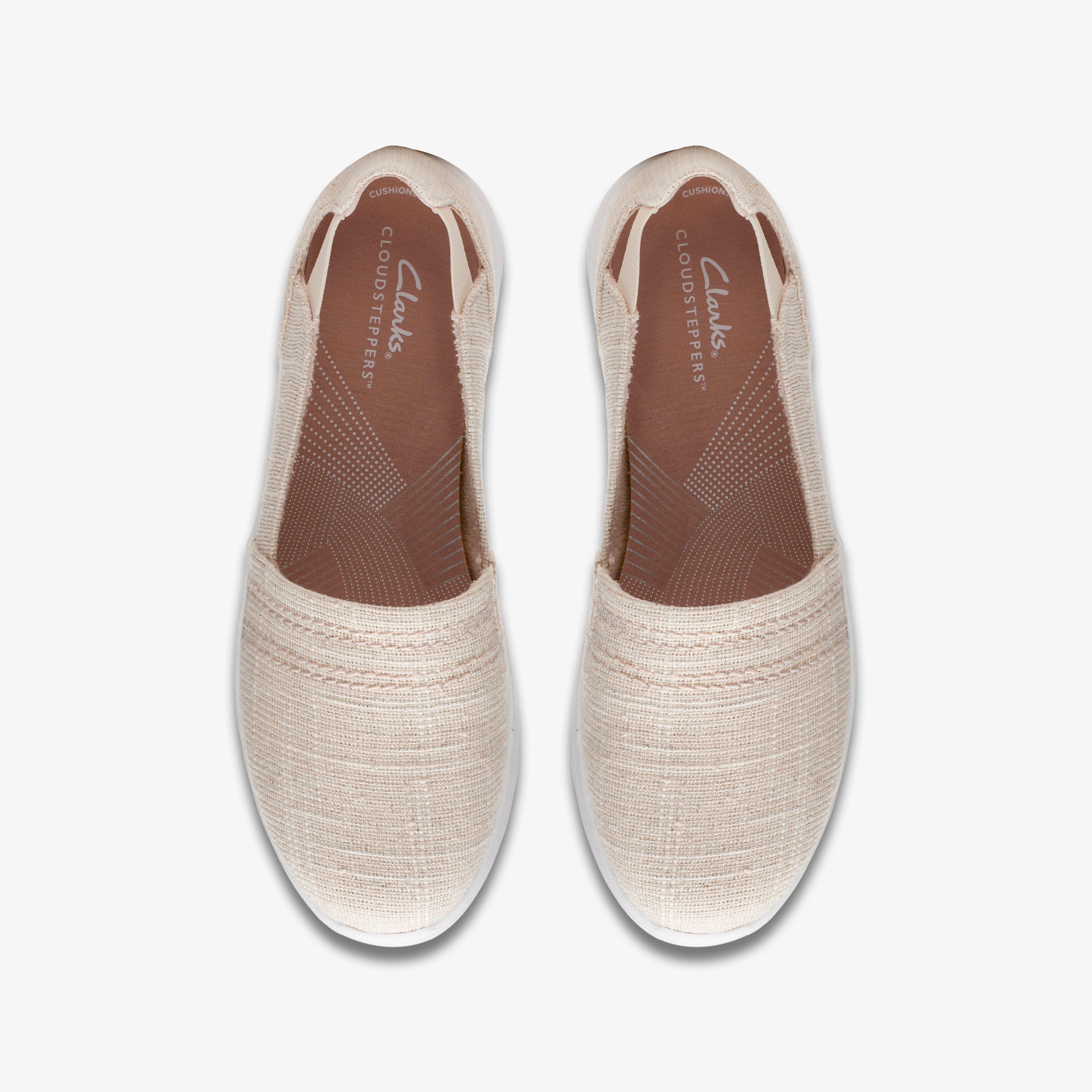 WOMENS Breeze Step II Natural Interest Slip Ons Clarks US