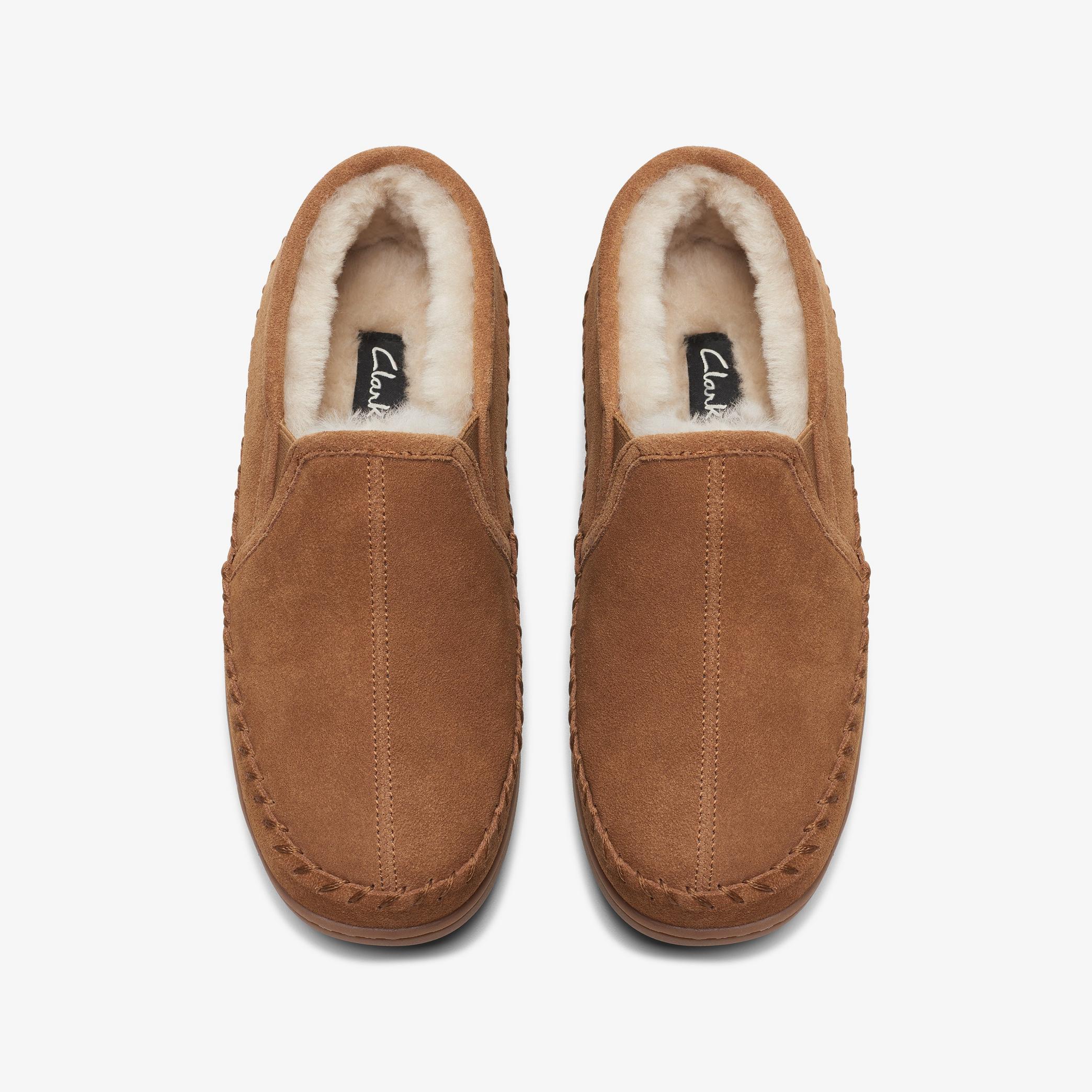 Challen Rise Tan Suede Slip Ons, view 6 of 6