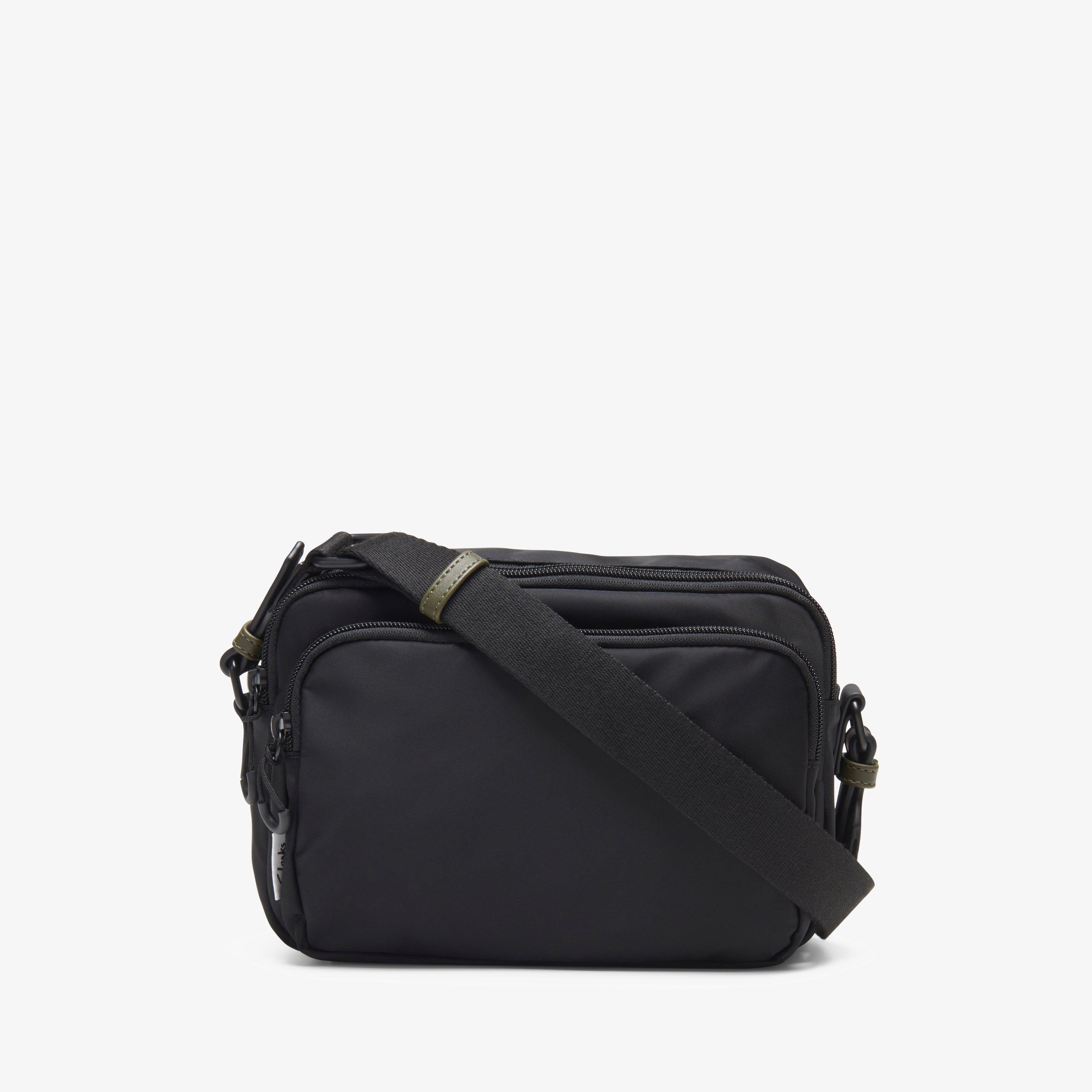 Womens Marathon Strap Black Across Body Bag | Clarks UK