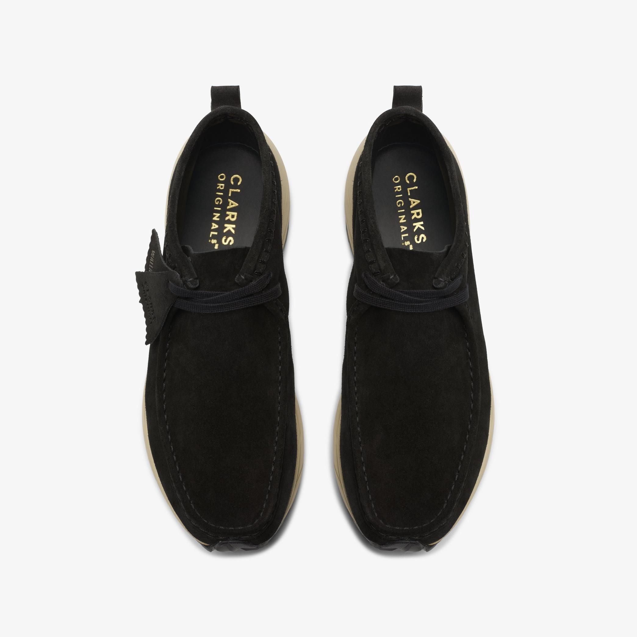 Men Wallabee Eden Black Suede Shoes | Clarks US