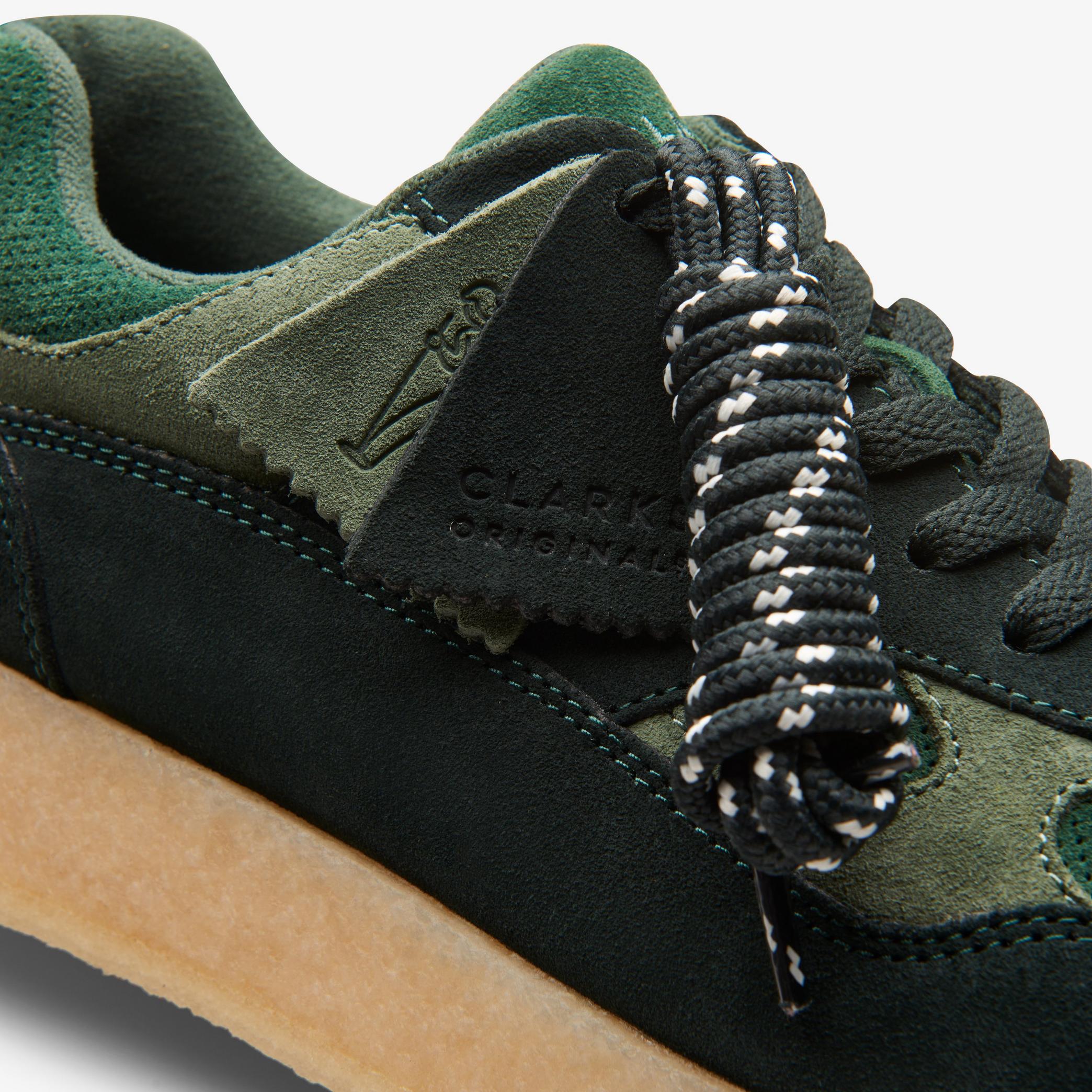 8th St Lockhill Dark Green Combination Trainers, view 7 of 7