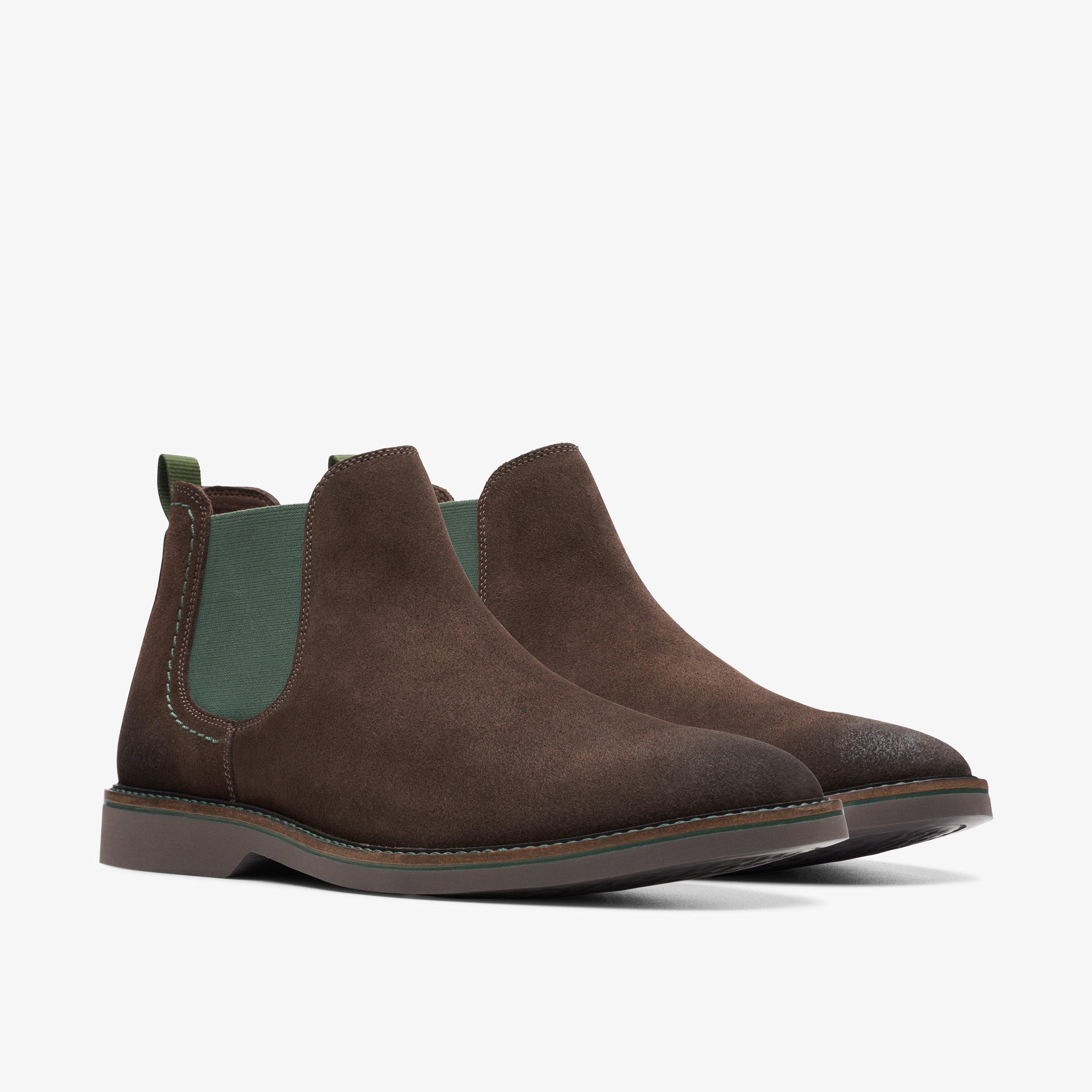 Clarks mens shop suede chelsea boots