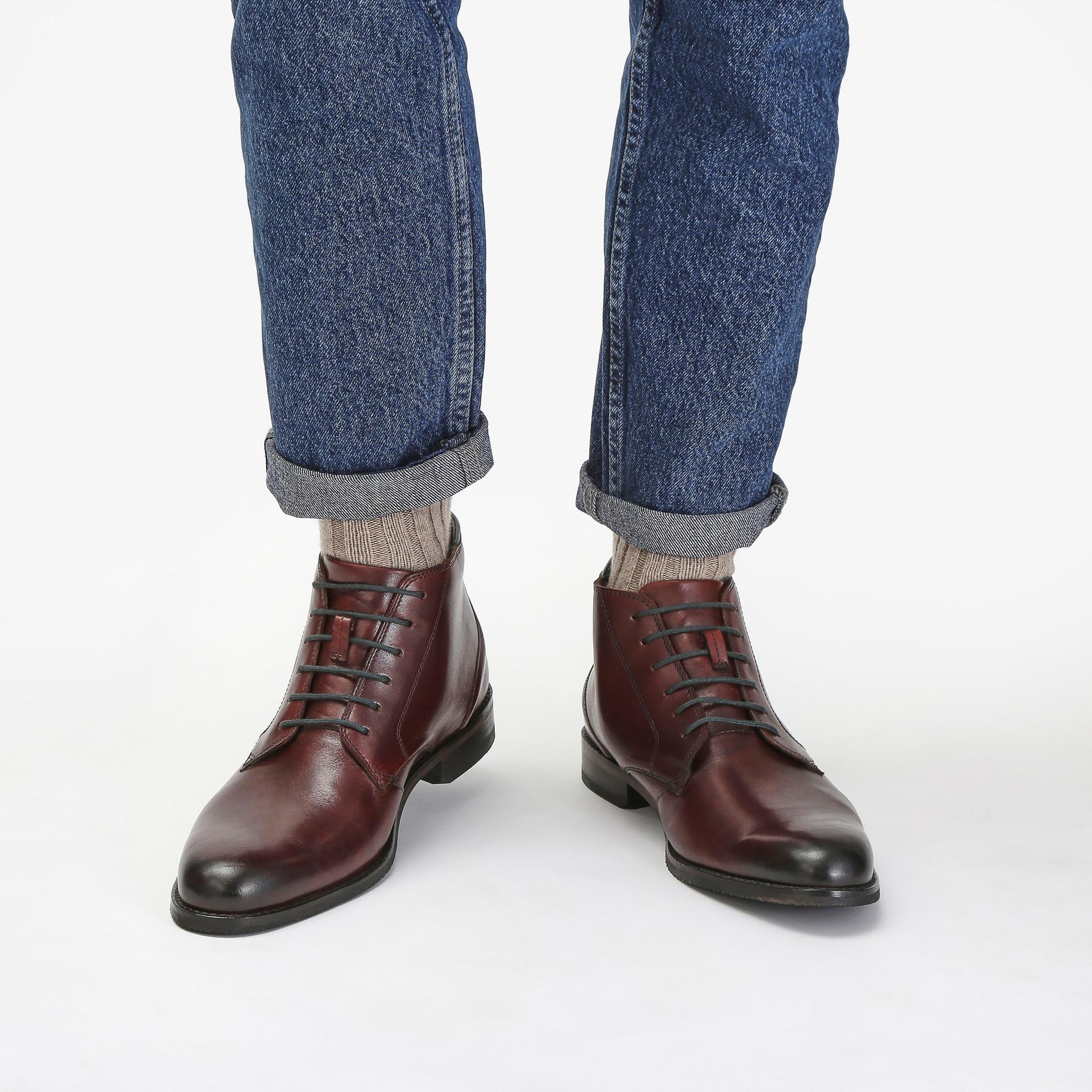MENS Craft Arlo Hi British Tan Leather Boots | Clarks UK