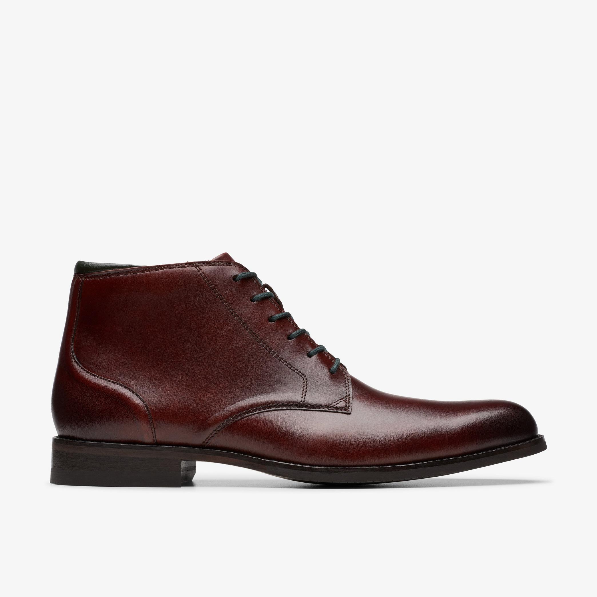 Mens Craft Arlo Hi British Tan Leather Boots | Clarks UK