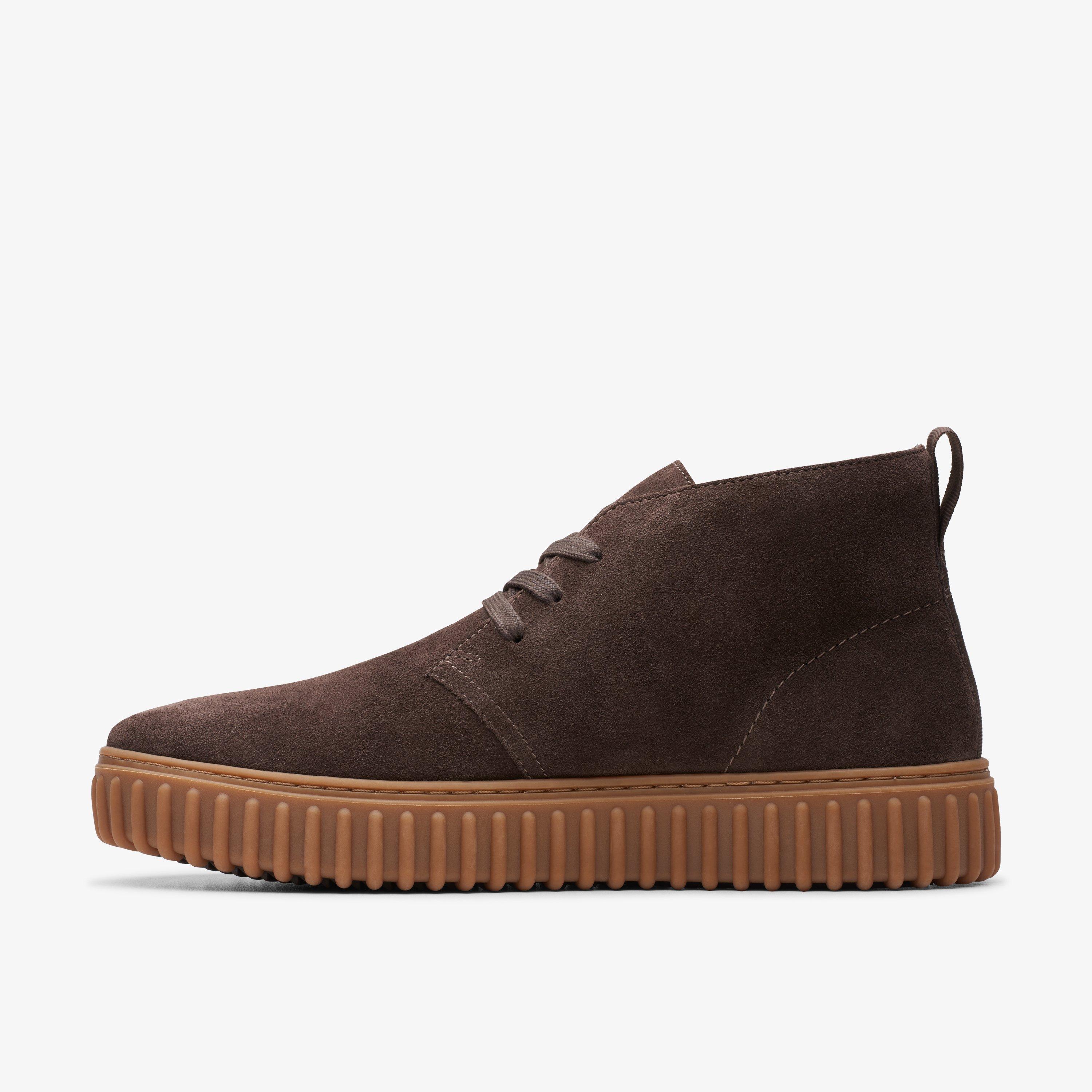 clarks desert boots dark brown