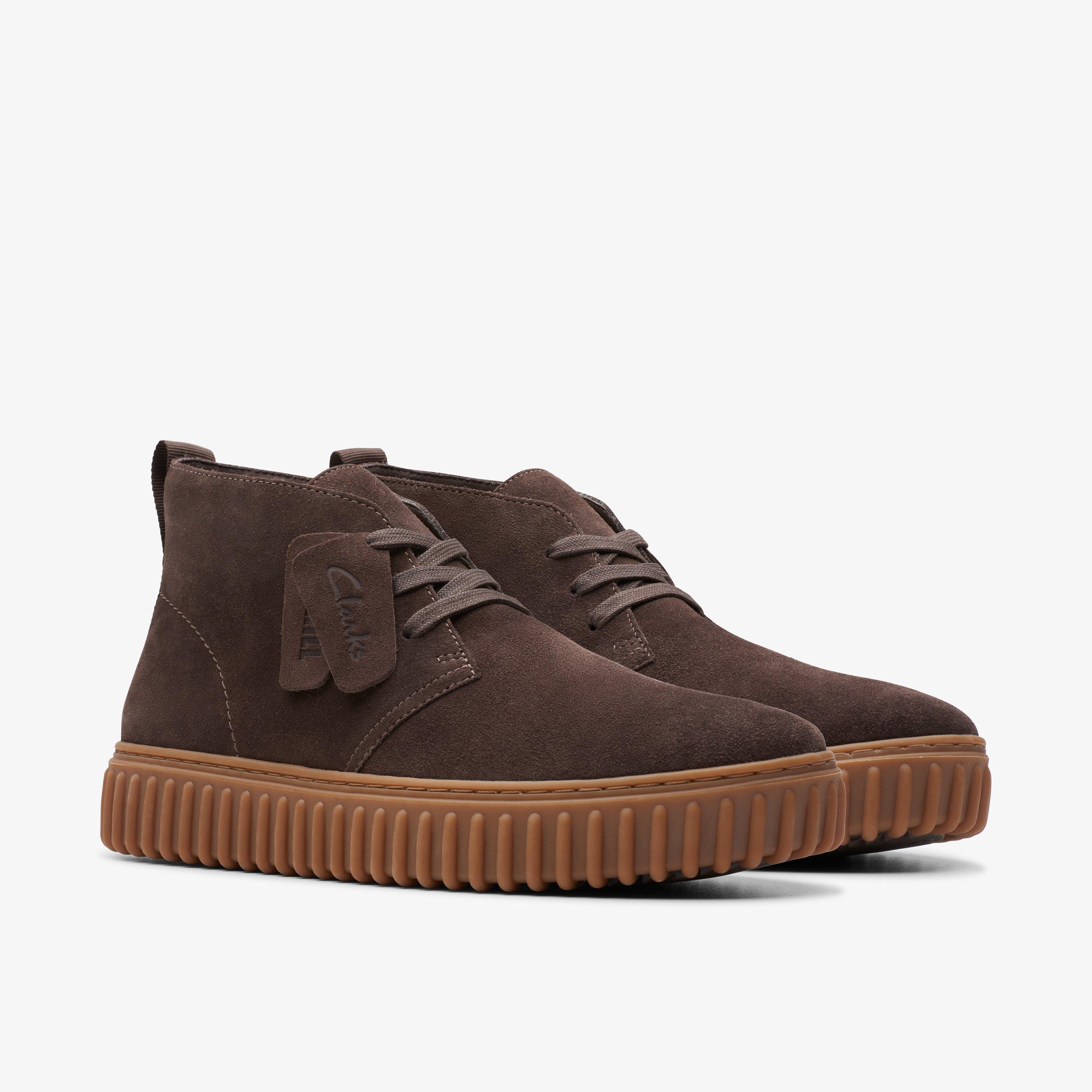 Clarks desert boot pelle nera best sale