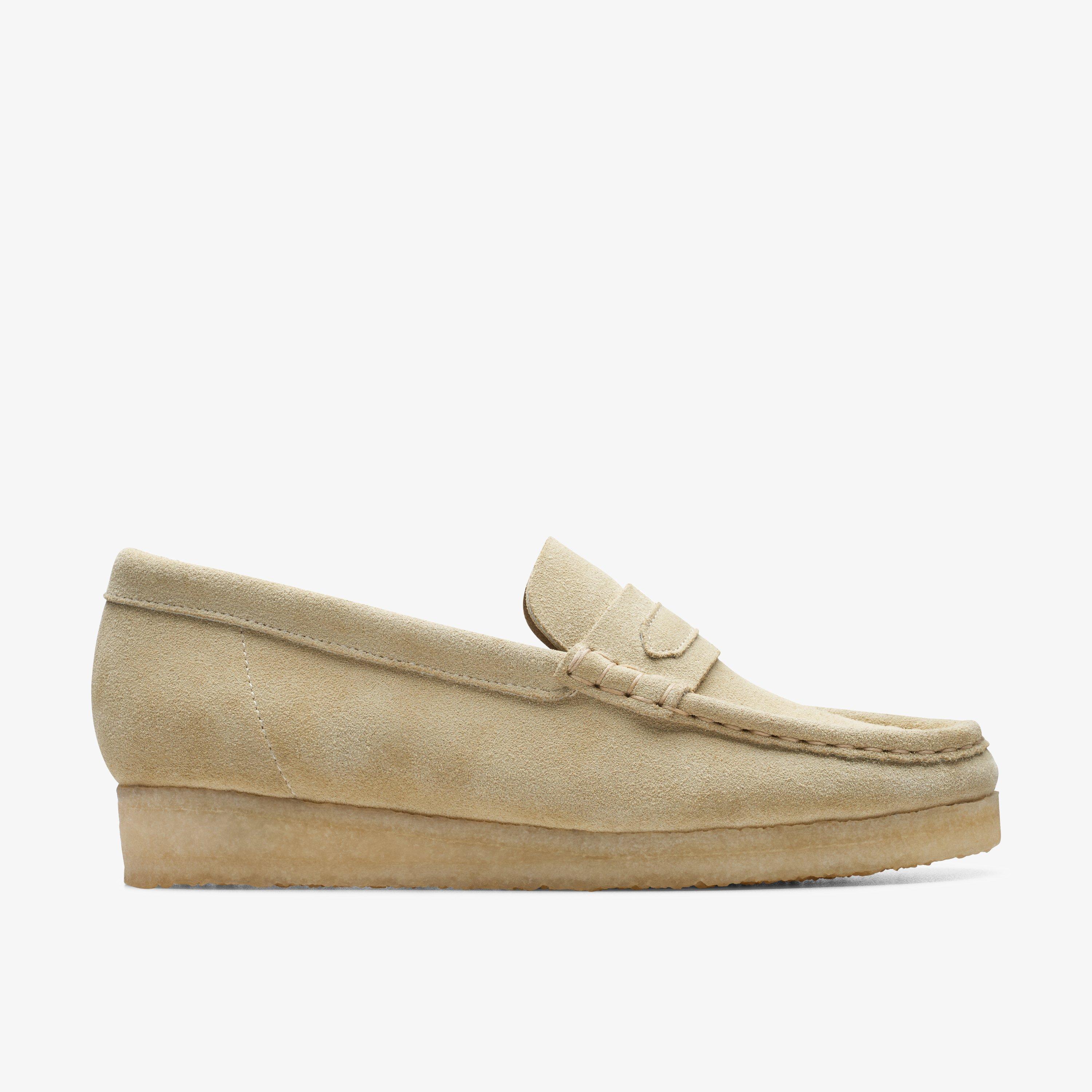 Womens Wallabee Maple Suede Loafers | Clarks UK