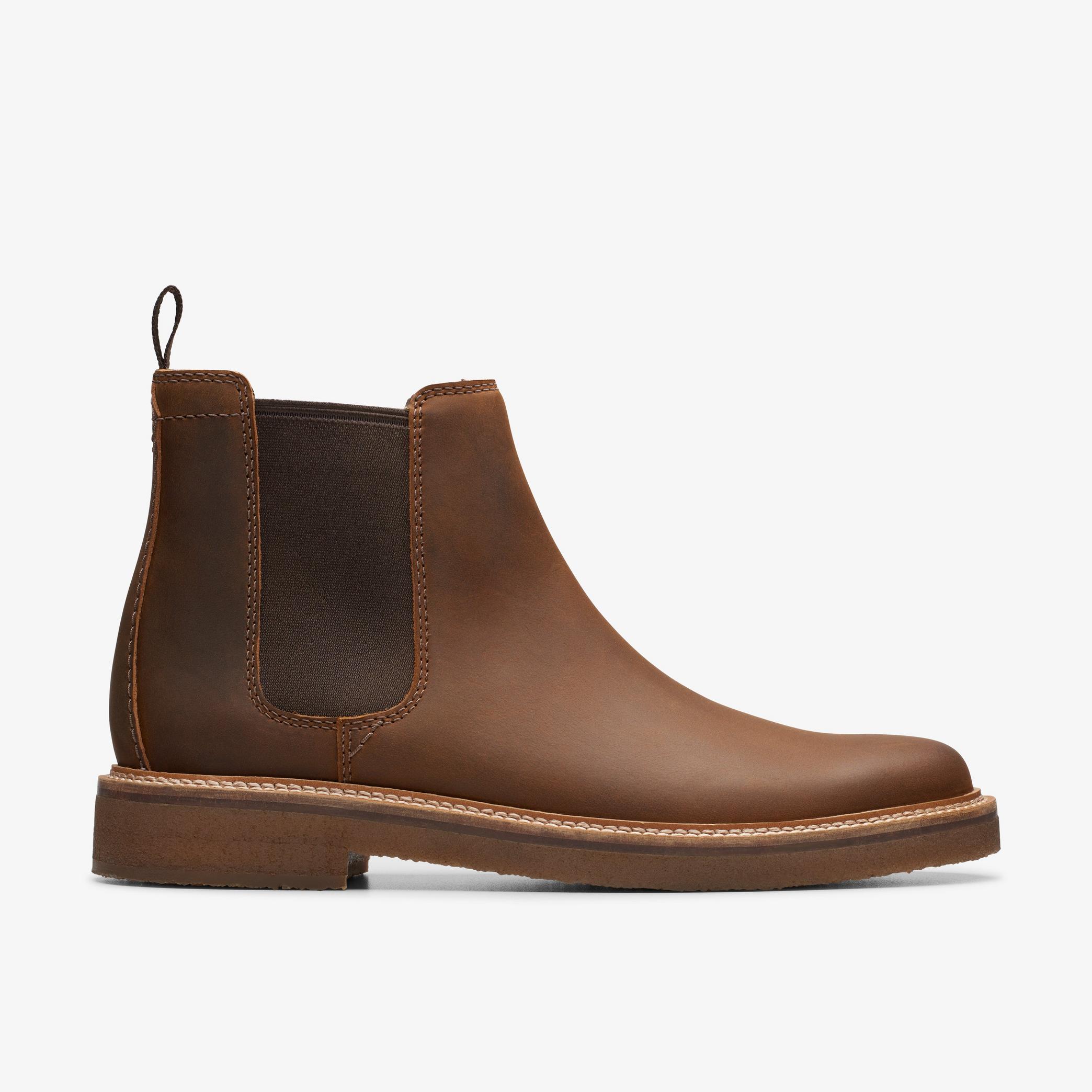 Clarkdale Easy Beeswax Leather Chelsea Boots, view 1 of 7