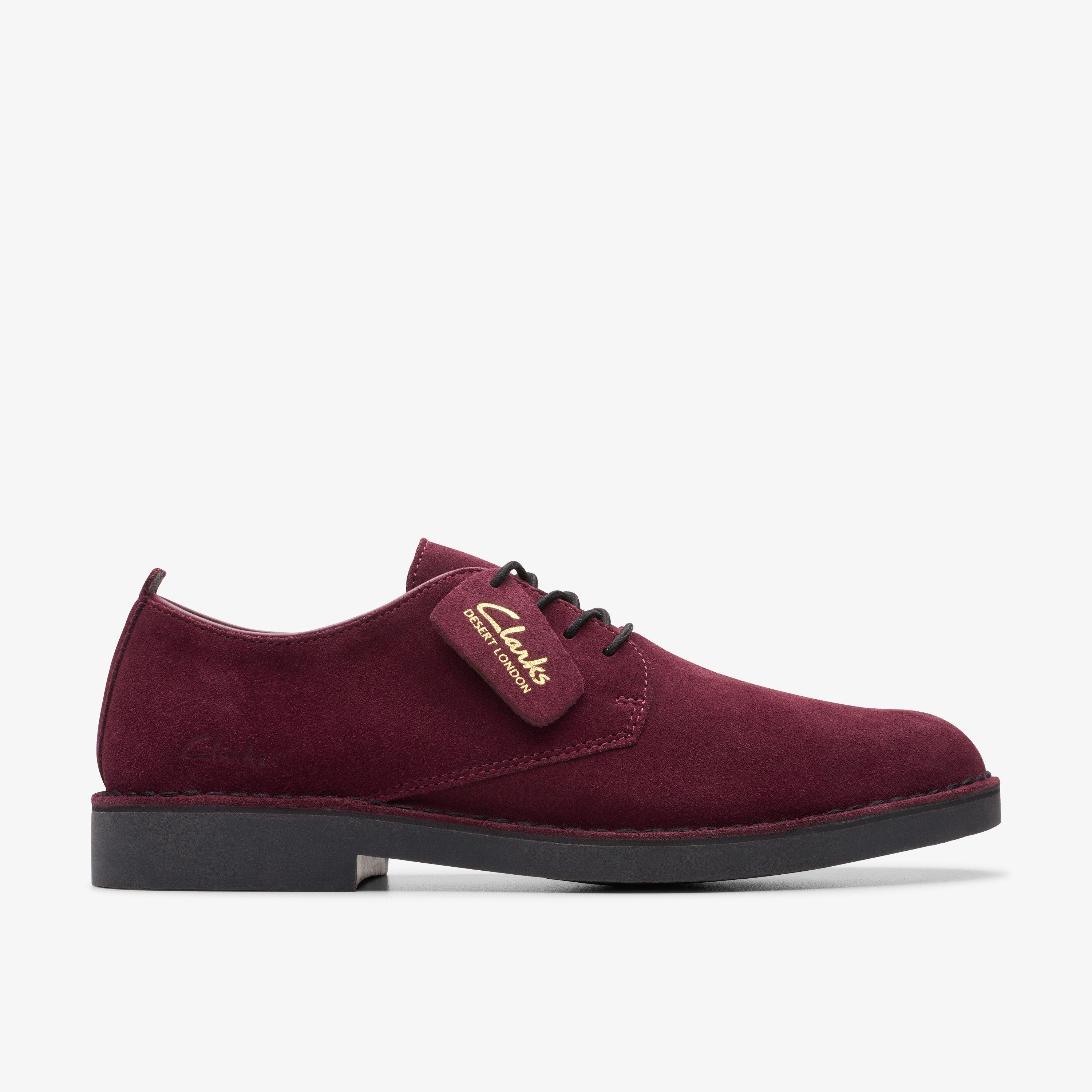 Burgundy shop clarks shoes