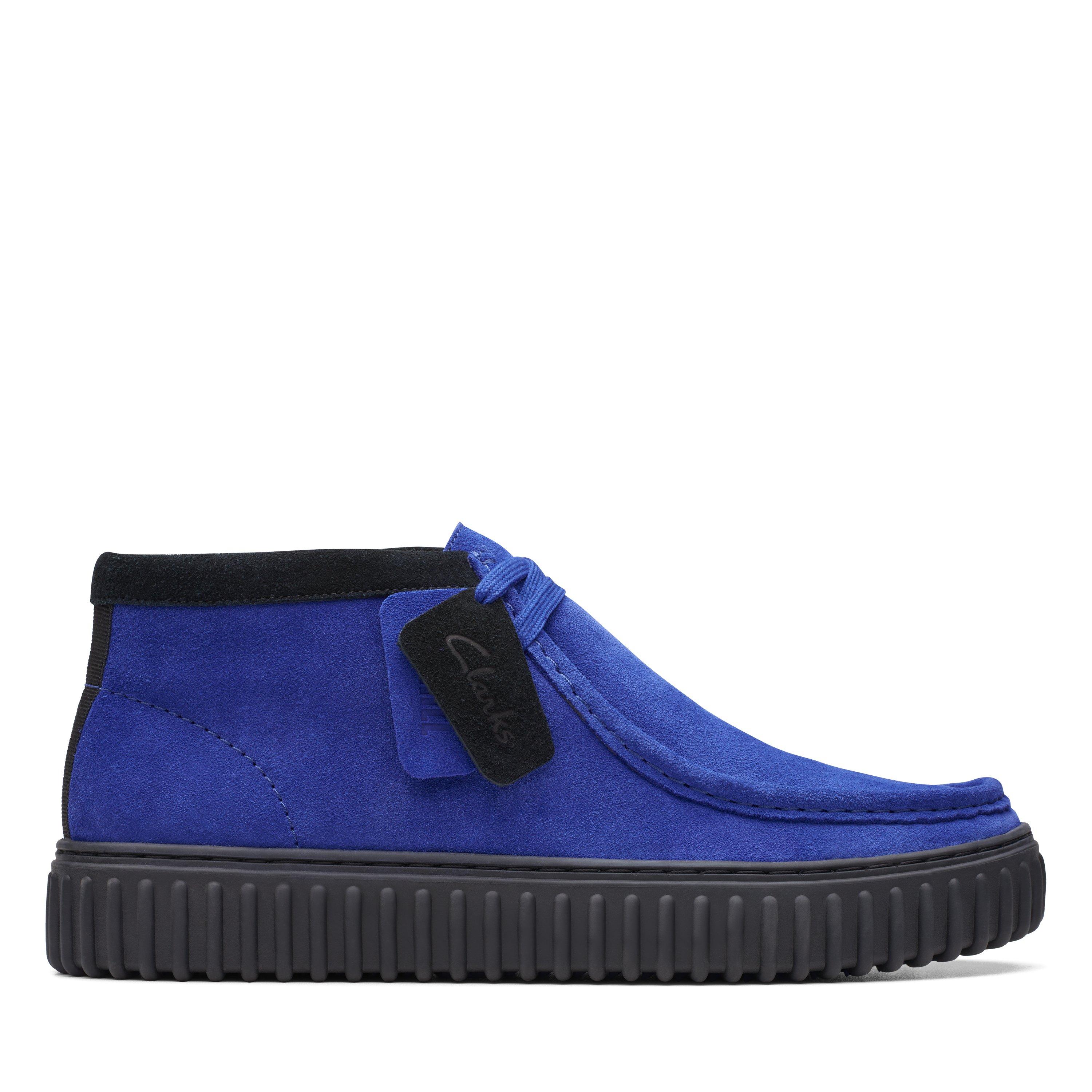 Clarks Torhill Hi トーヒルハイ【24cm】 Clarks Mens Torhill Hi Blue Suede Casual Boots Shoes | eBay