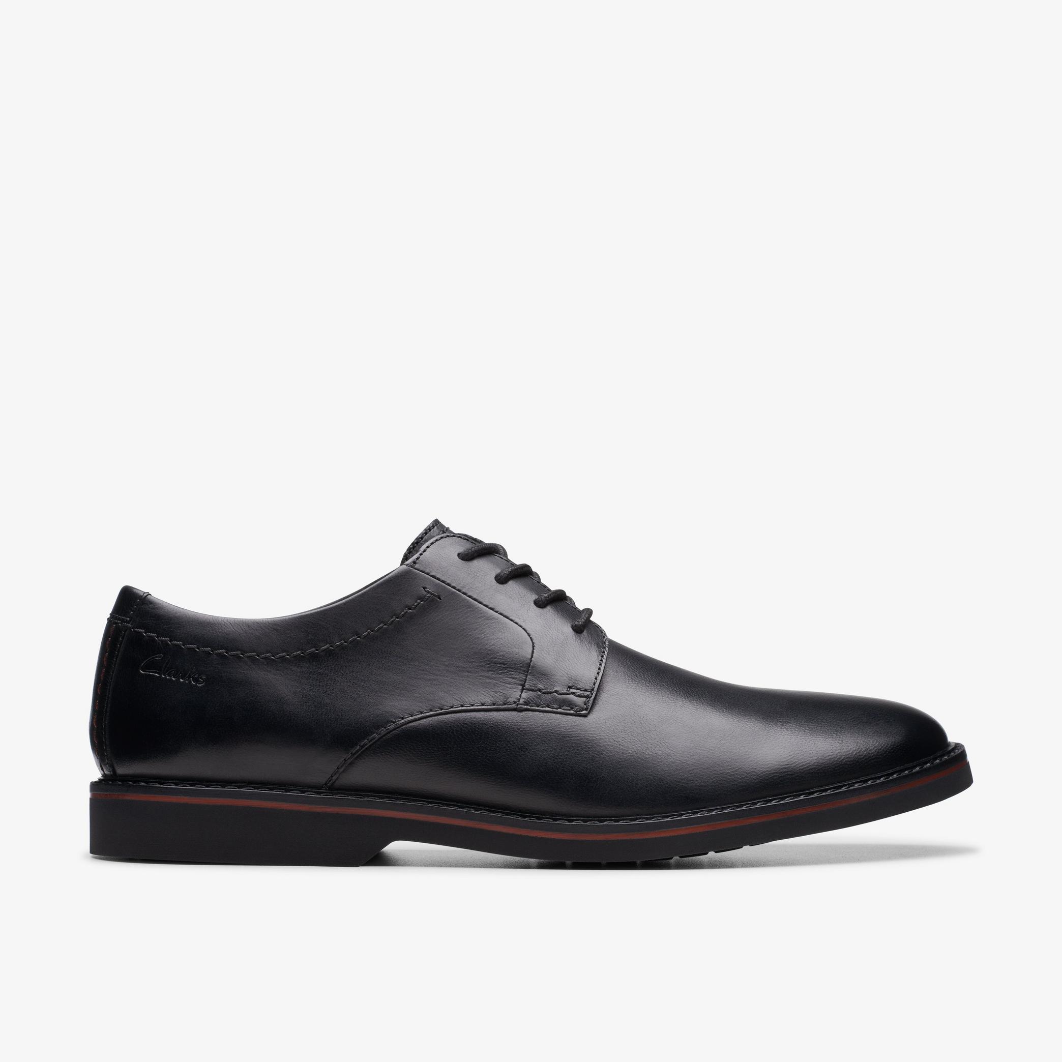 Atticus Lace Black Oxford Shoes, view 1 of 7