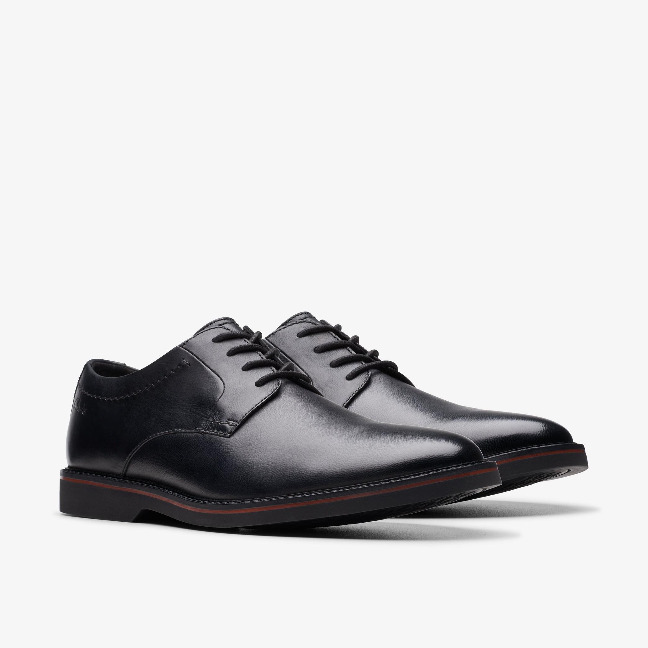 Atticus Lace Black Oxford Shoes, view 5 of 7