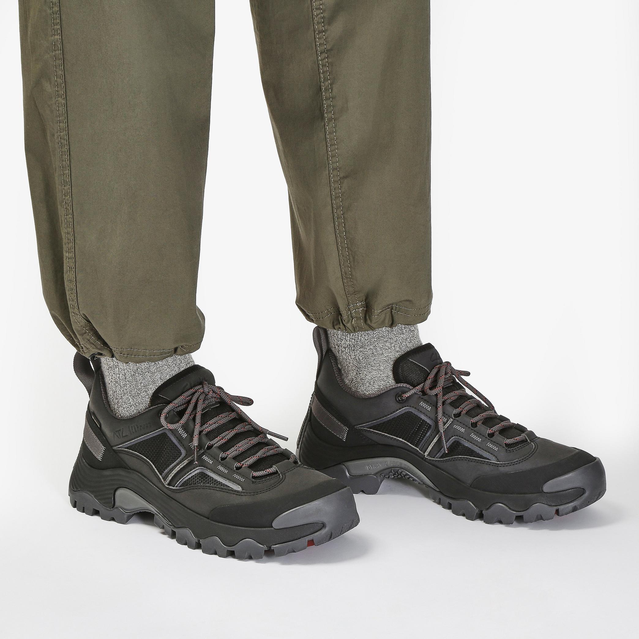 Men ATL Hike Lo GORE-TEX® Black Combi Shoes | Clarks US