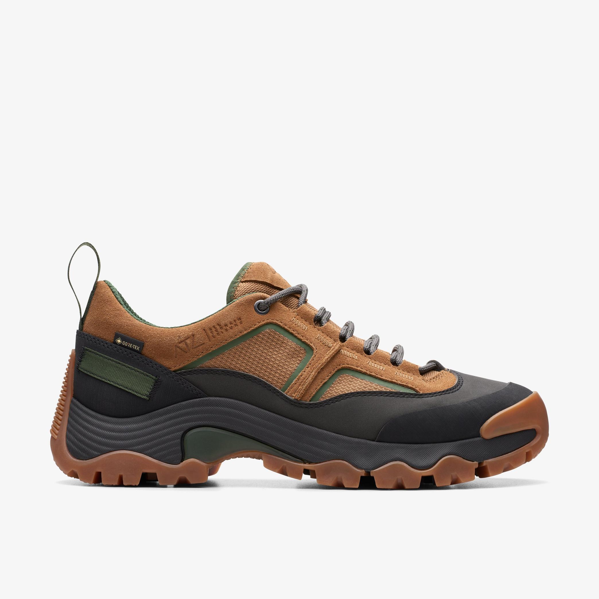 Men ATL Hike Lo GTX Cognac Combi Shoes | Clarks CA
