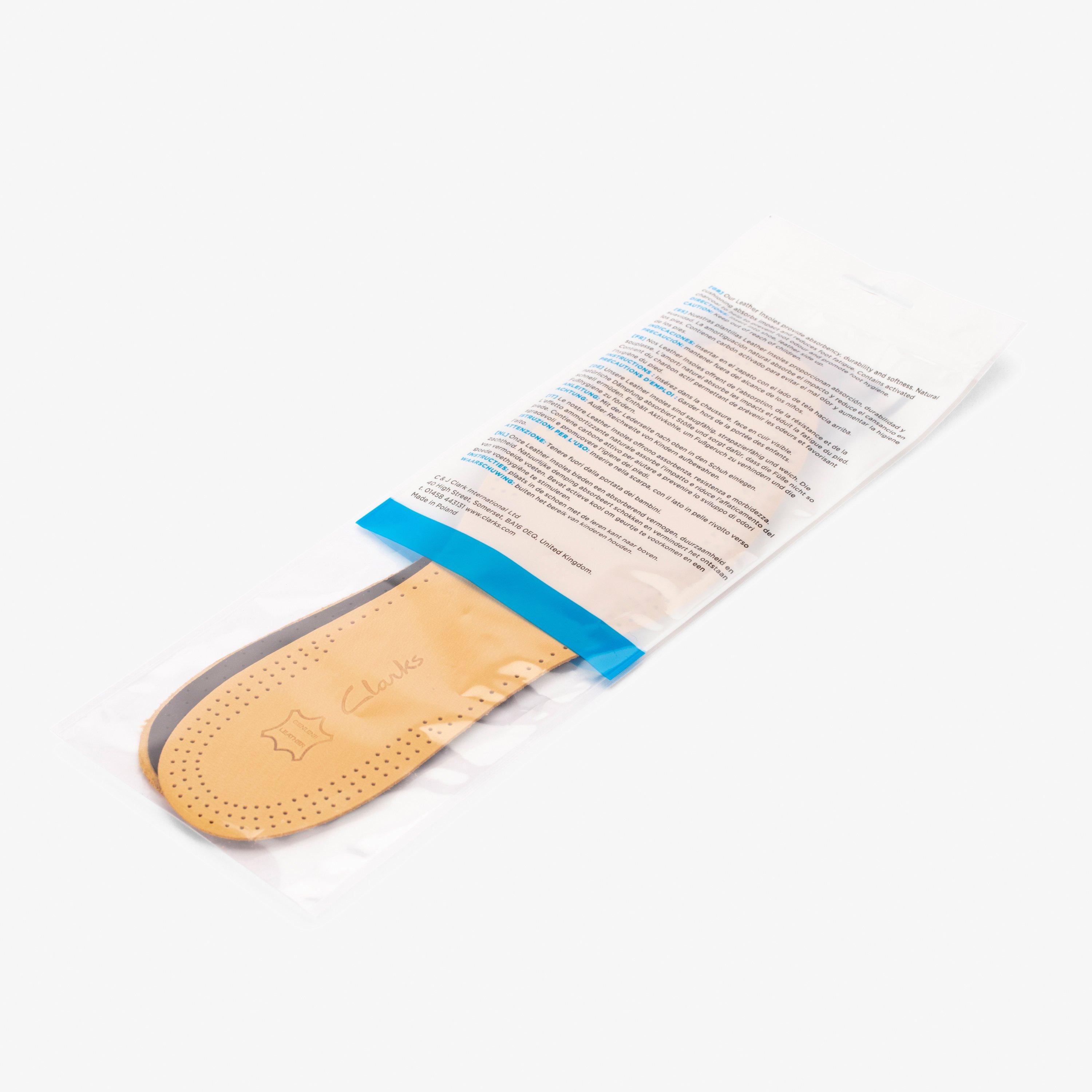 Adults Size 3 Leather Insoles — Beige