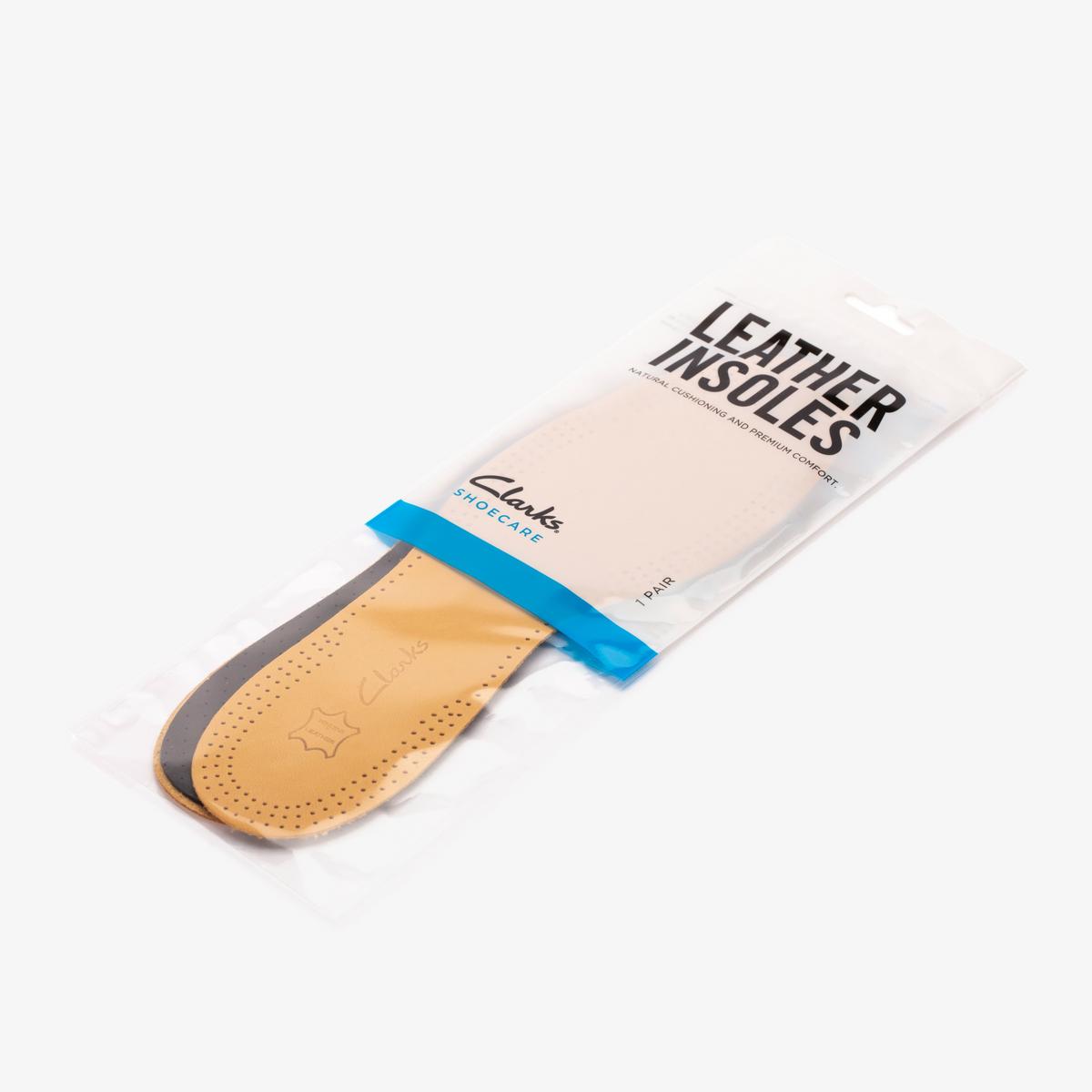 Adults Size 11 Leather Insoles — Beige