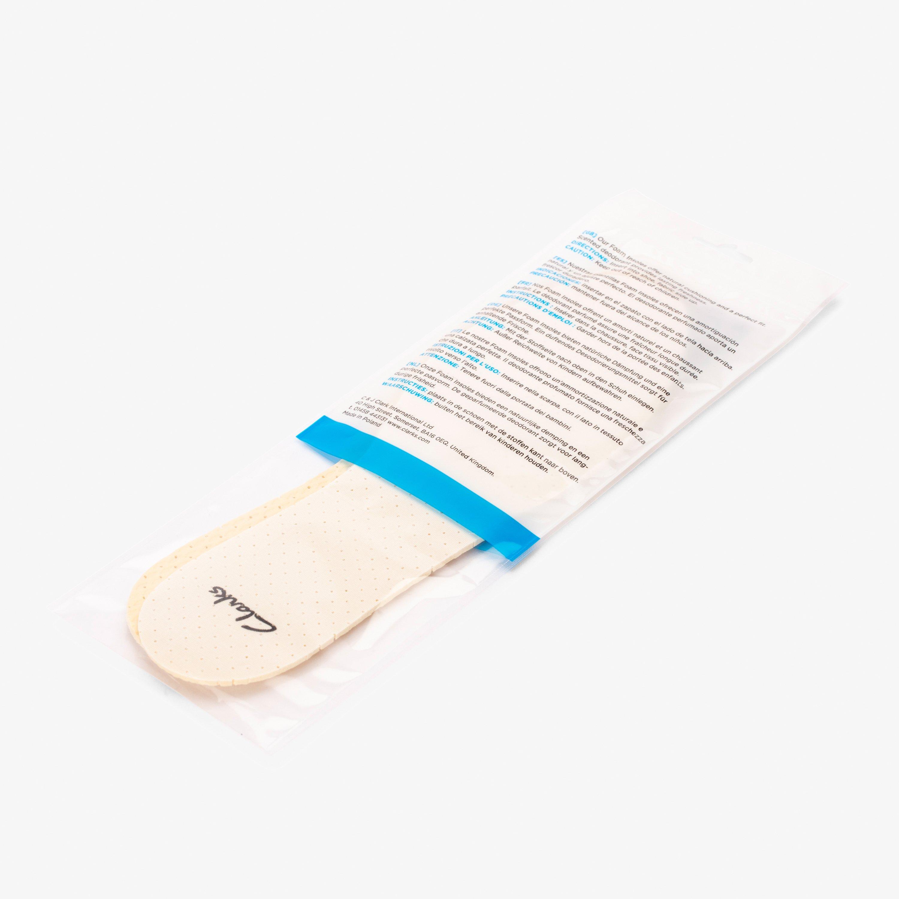 Adults Size 3-4  Foam Insoles — Beige