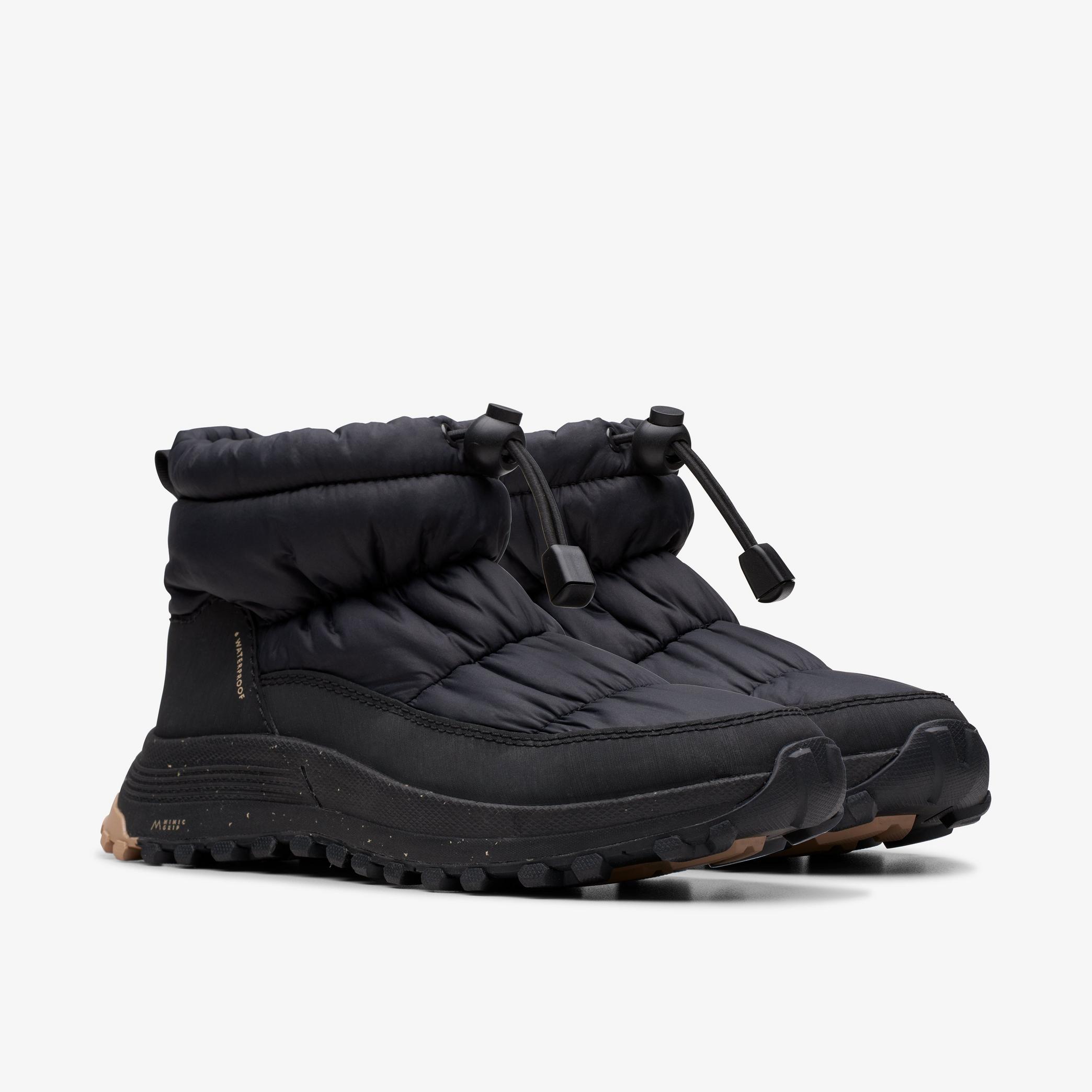ATL Trek Ice Waterproof Black Combination Ankle Boots, view 5 of 8