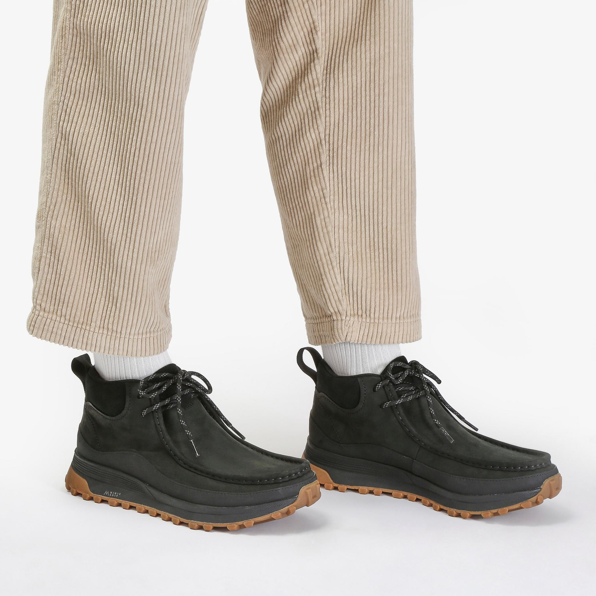 Men ATL Trek Wally Boot GORE-TEX® Black Nubuck Boots | Clarks US