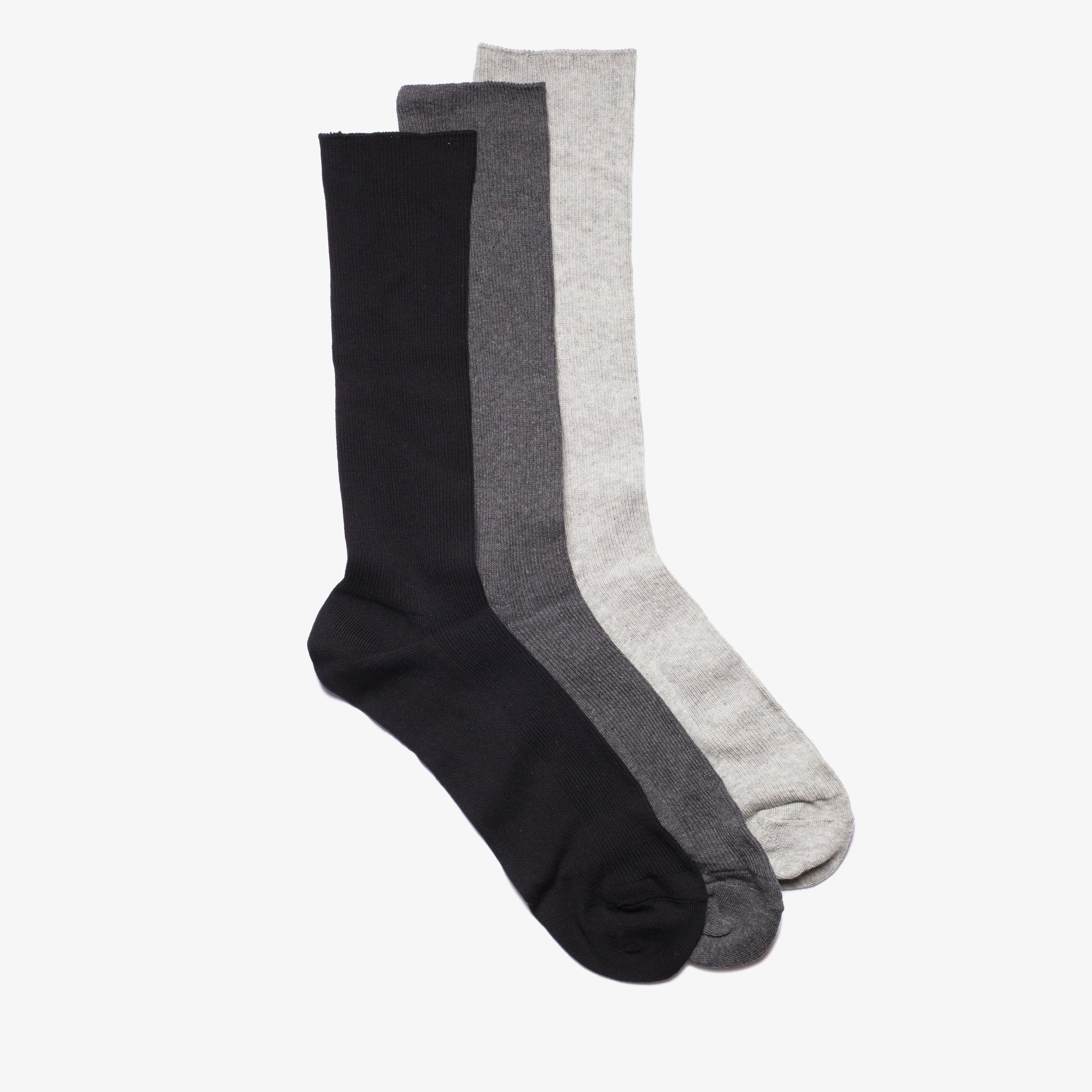 Mens Multicolour 3 Pack Socks Grey Socks | Clarks UK