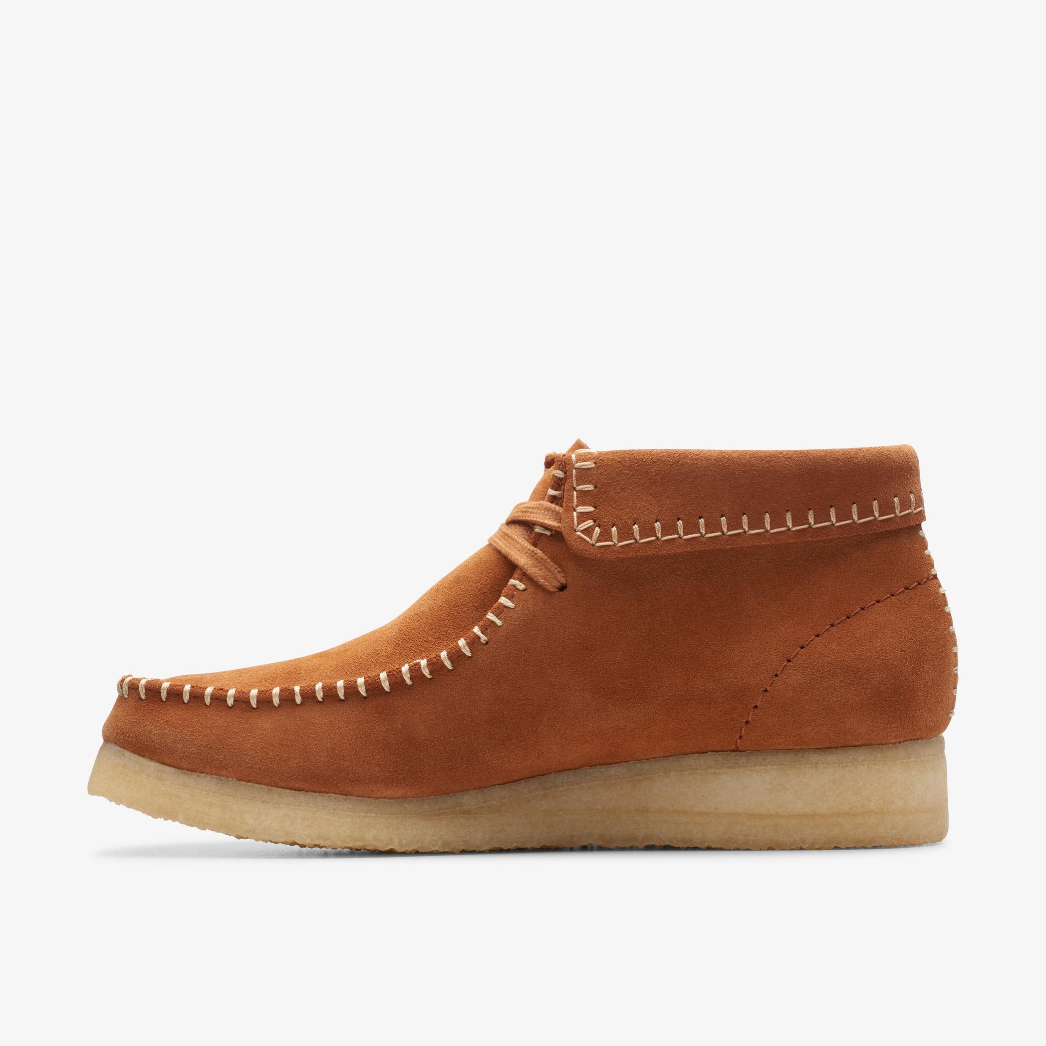 Women Walla Boot Stitch Ginger Suede Shoes | Clarks US