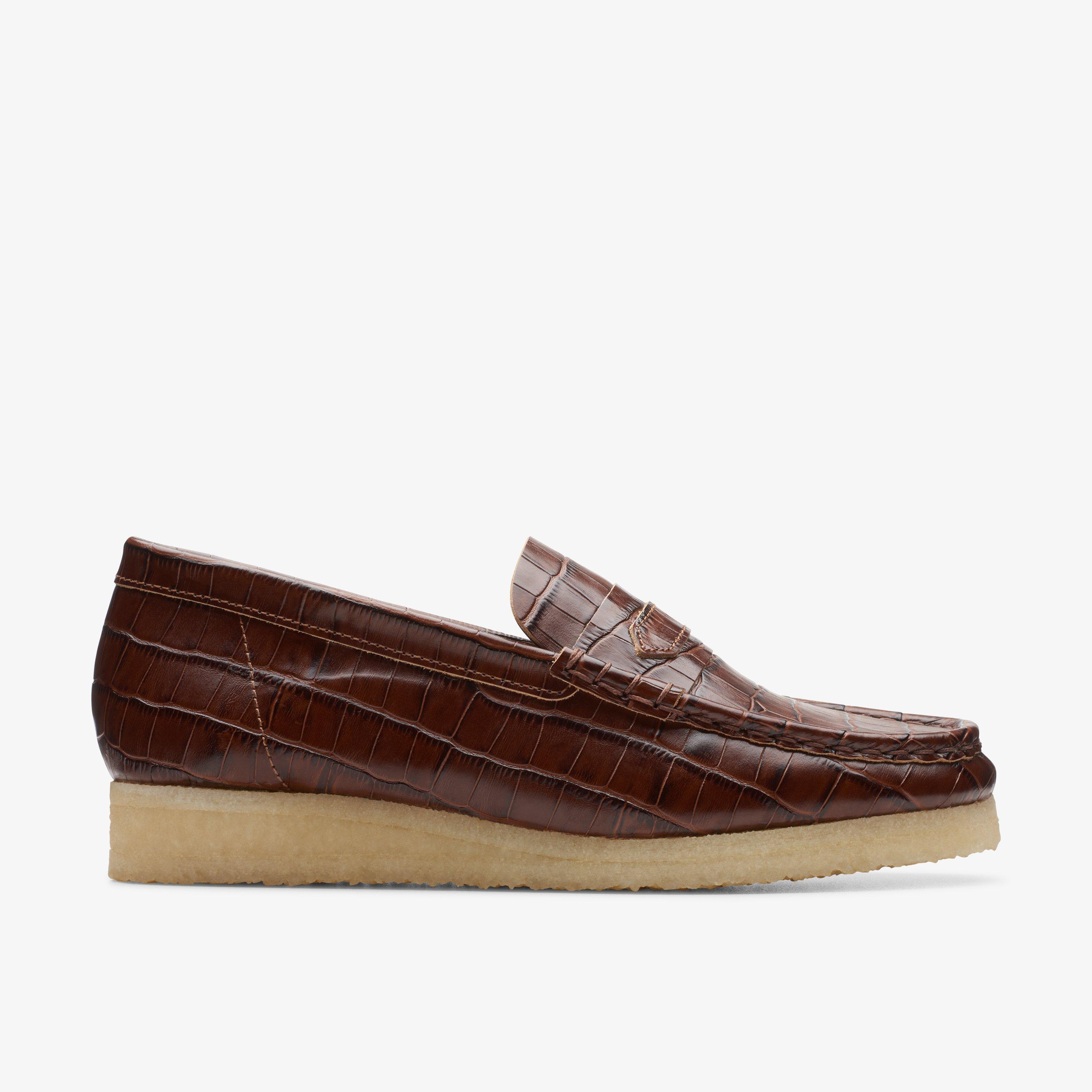 Clarks on sale crocodile loafers