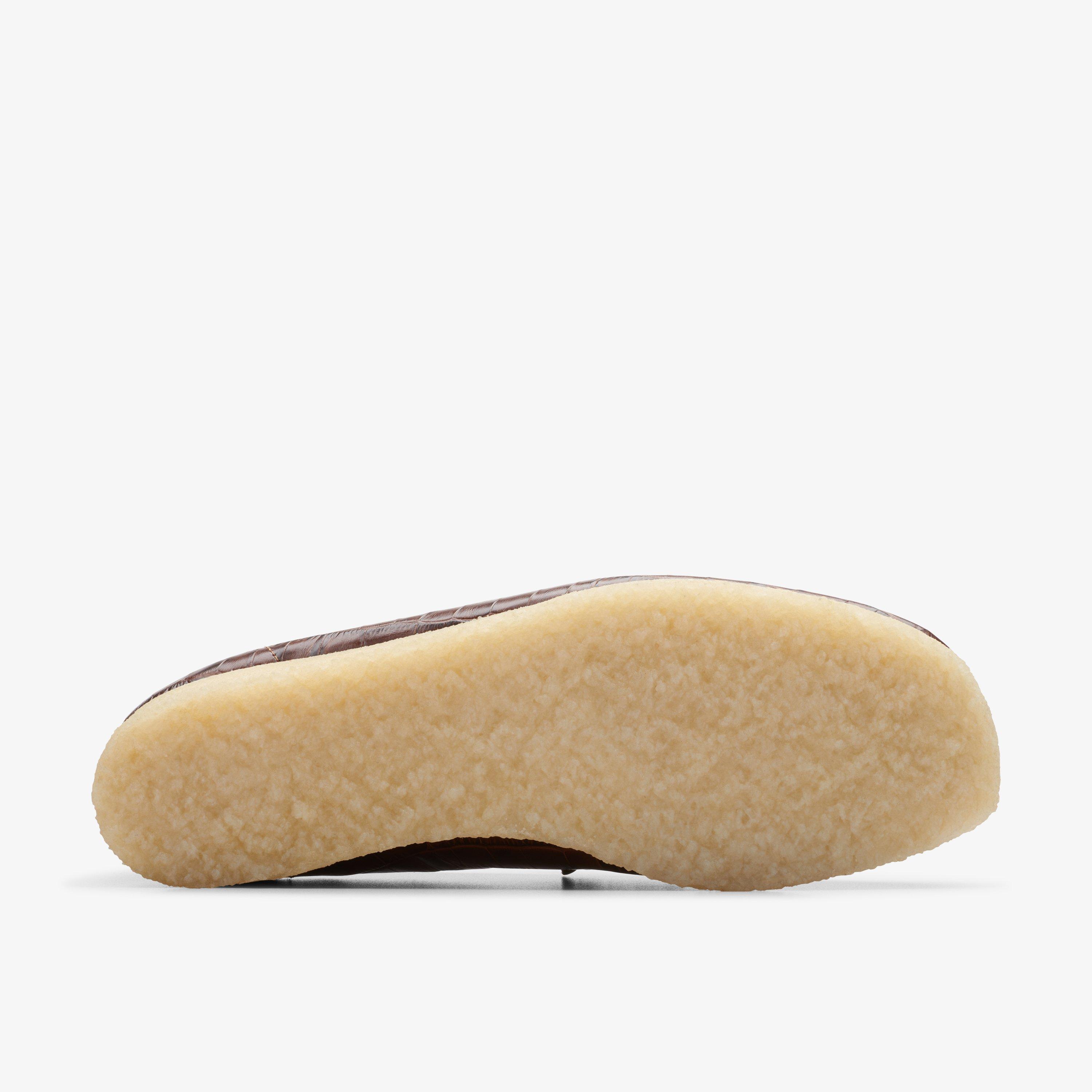 Wallabee Loafer Brown Crocodile Wallabee, view 3 of 6