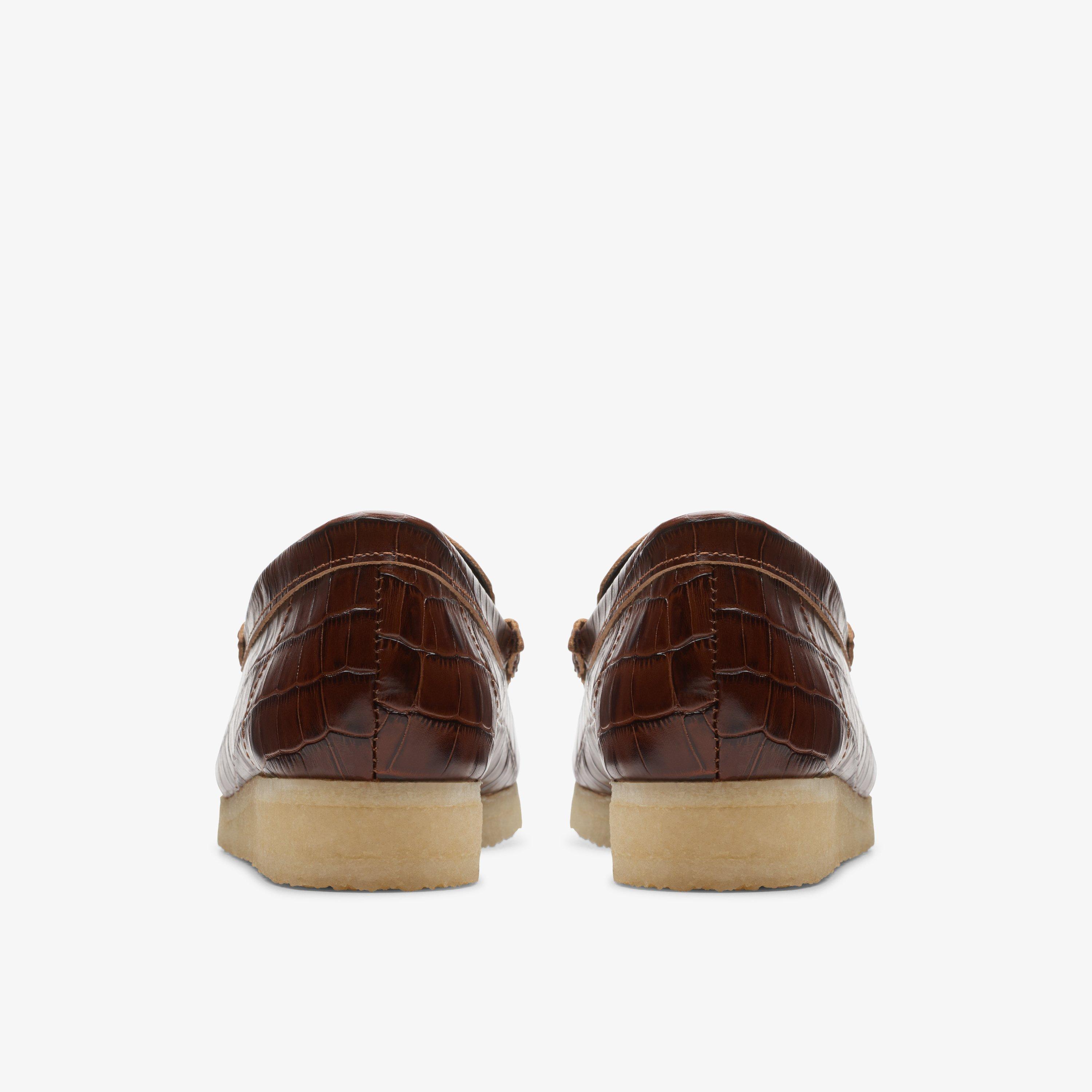 Wallabee Loafer Brown Crocodile Wallabee, view 5 of 6