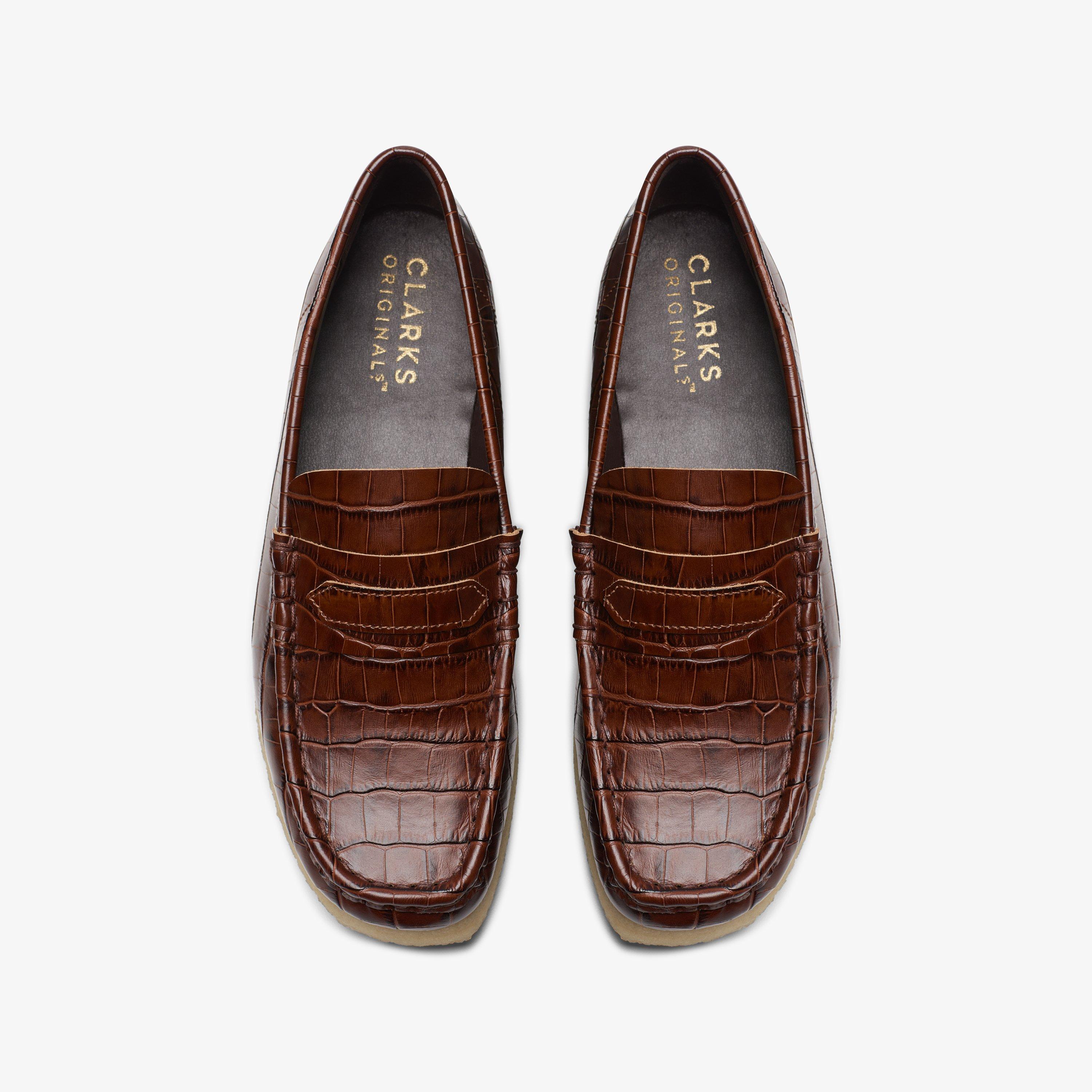 Wallabee Loafer Brown Crocodile Wallabee, view 6 of 6
