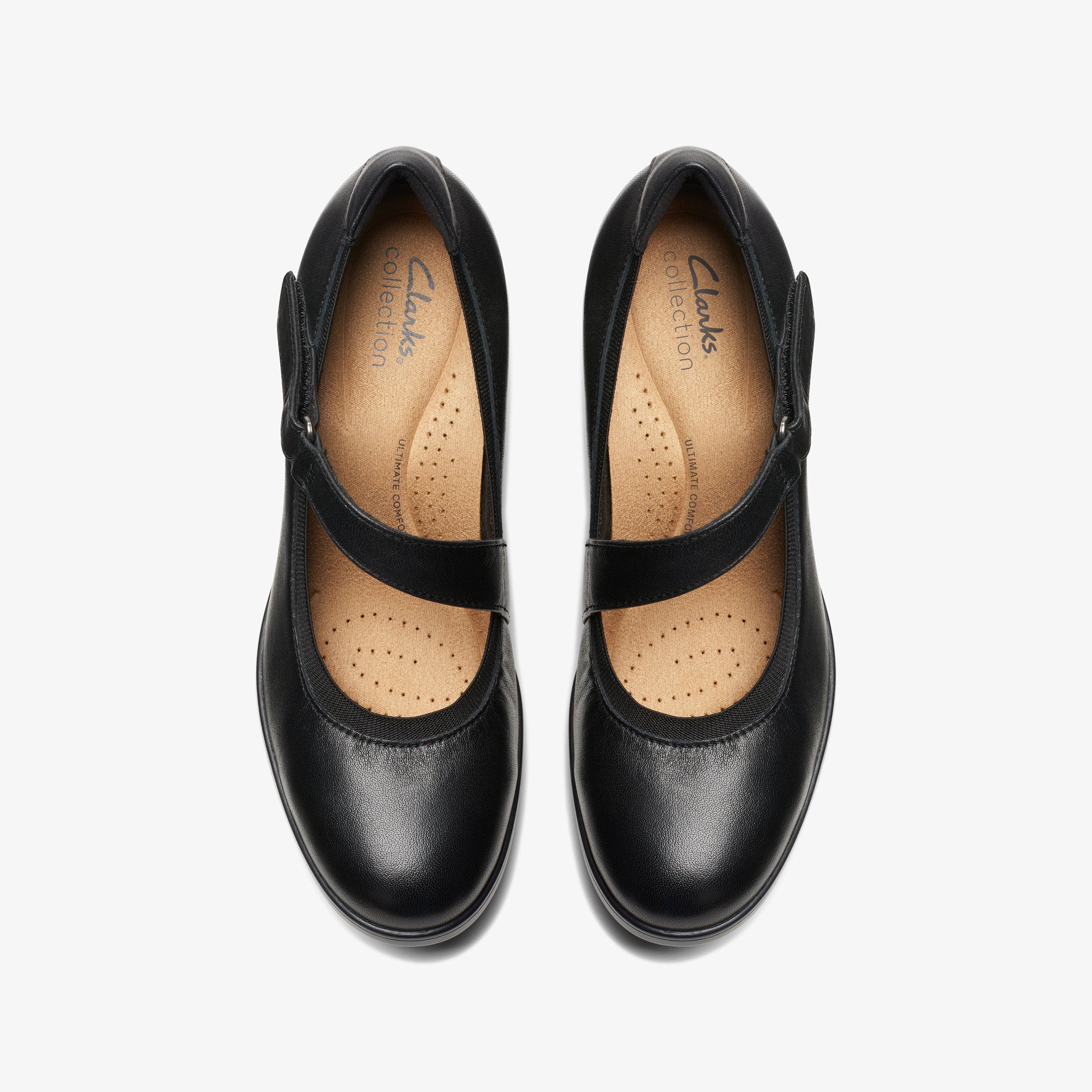 Clarks Women's Emily2 Ruby Pump - Leather Court Shoes With 2.2 Inch Heel