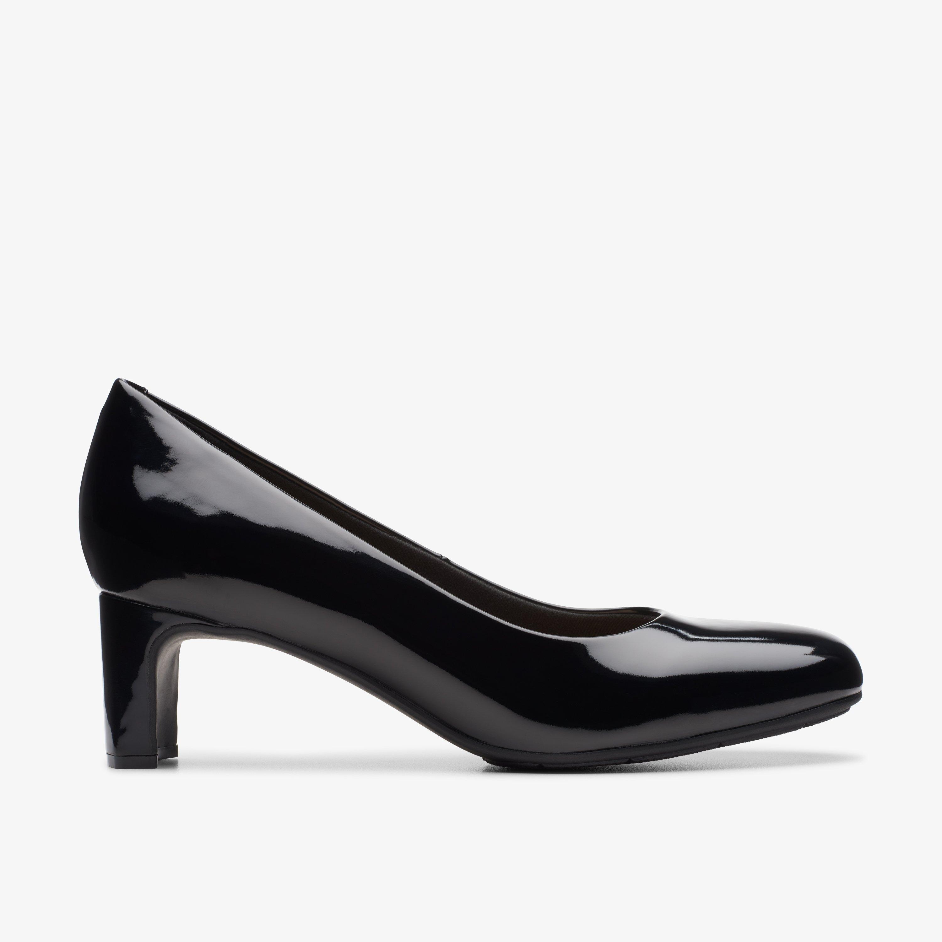 Womens Kyndall Iris Black Patent High Heels | Clarks UK