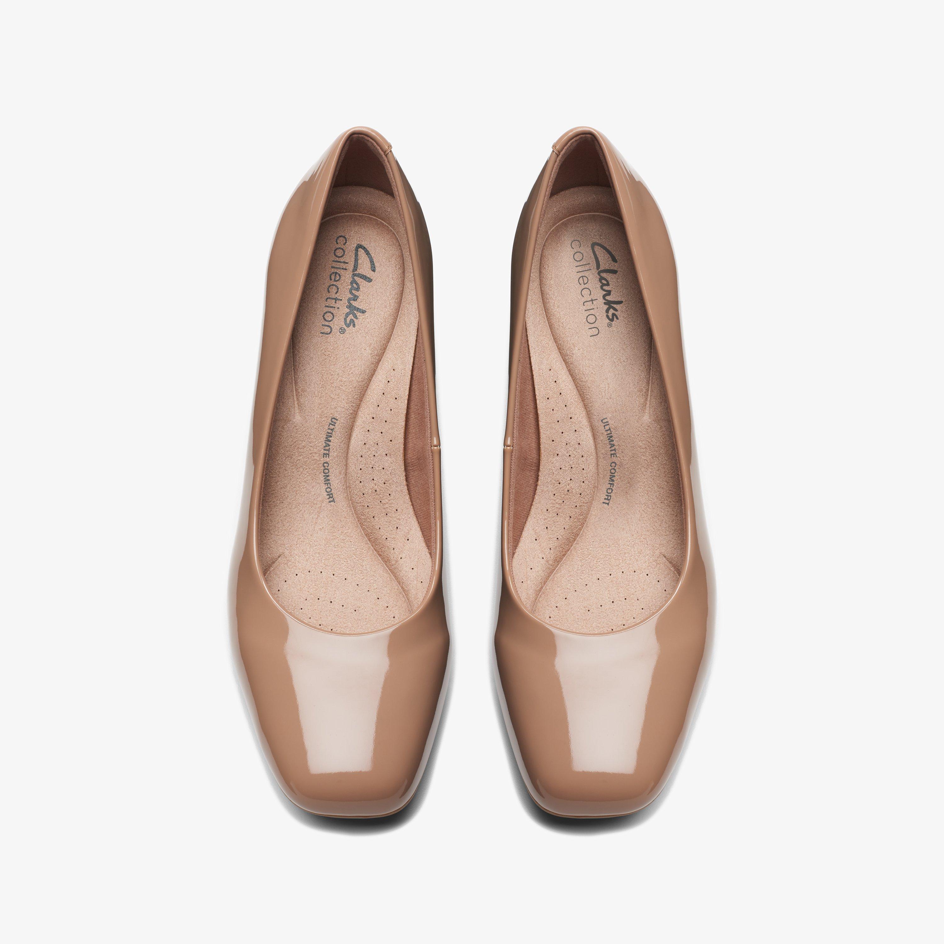 Clarks tan heels on sale