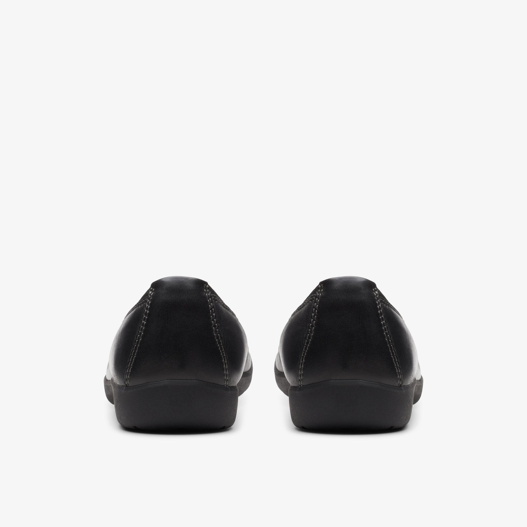 Women Meadow Opal Black Leather Shoes | Clarks US