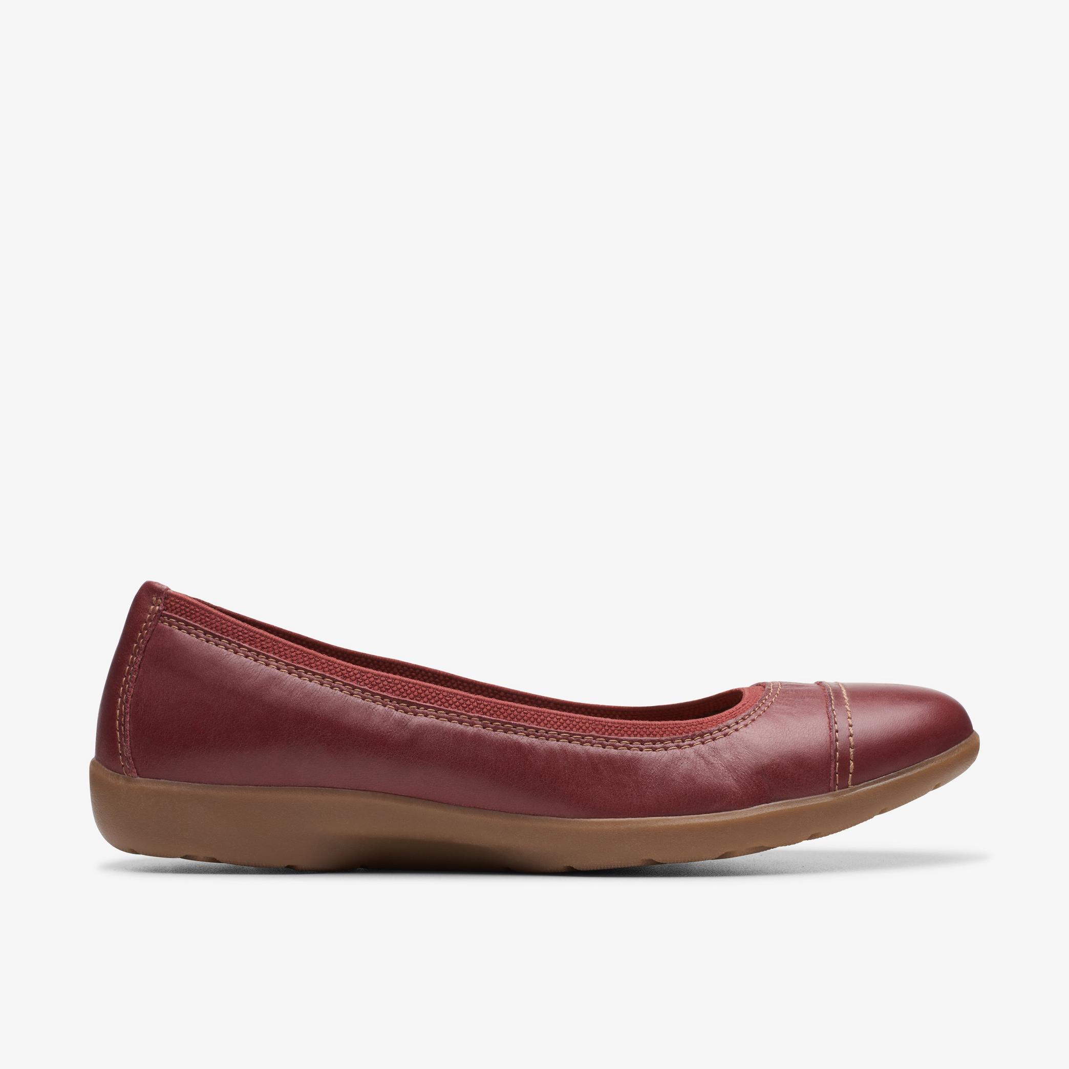 Chaussures ballerines en cuir marron opale Meadow, vue 1 de 6