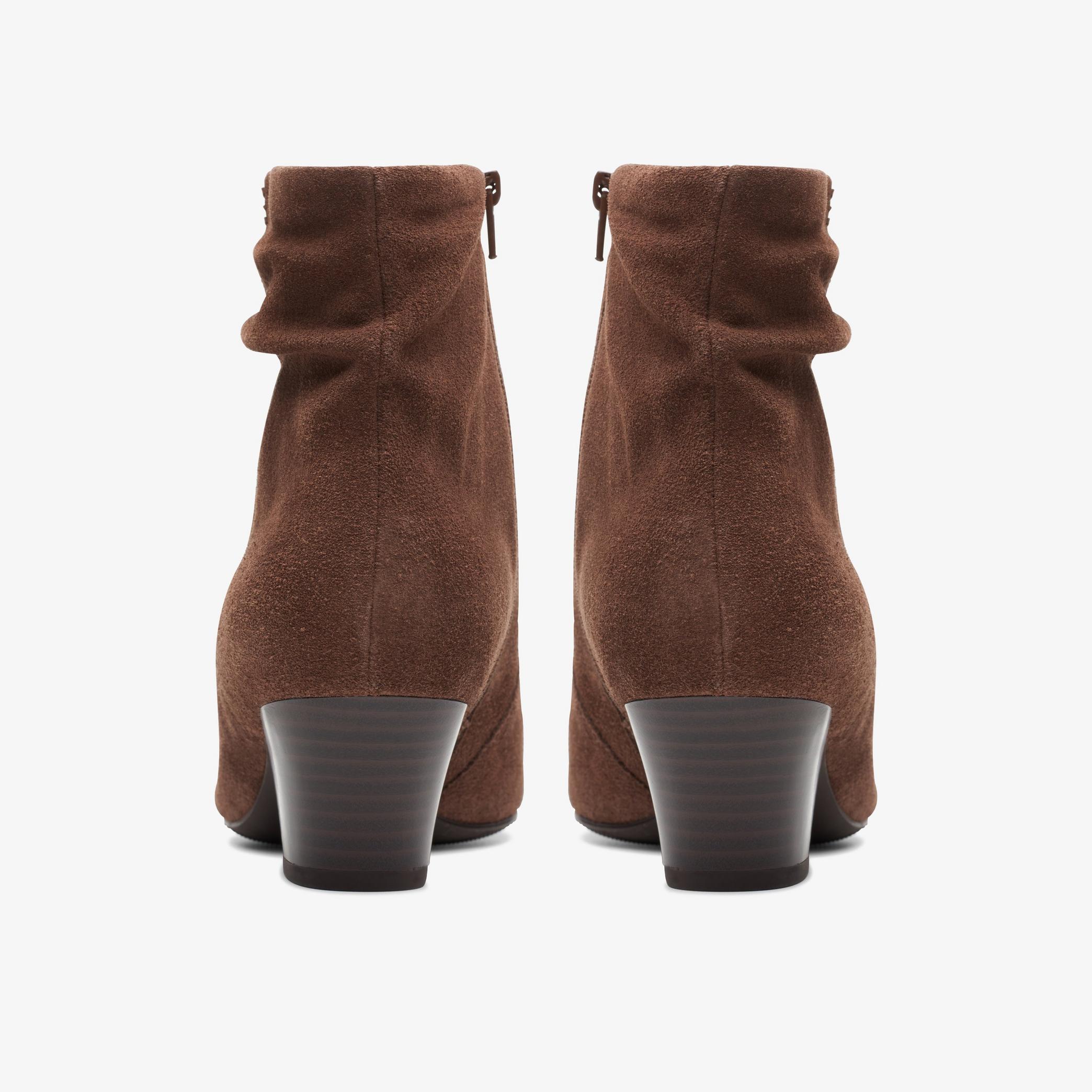 Teresa Skip Taupe Suede Ankle Boots, view 5 of 6