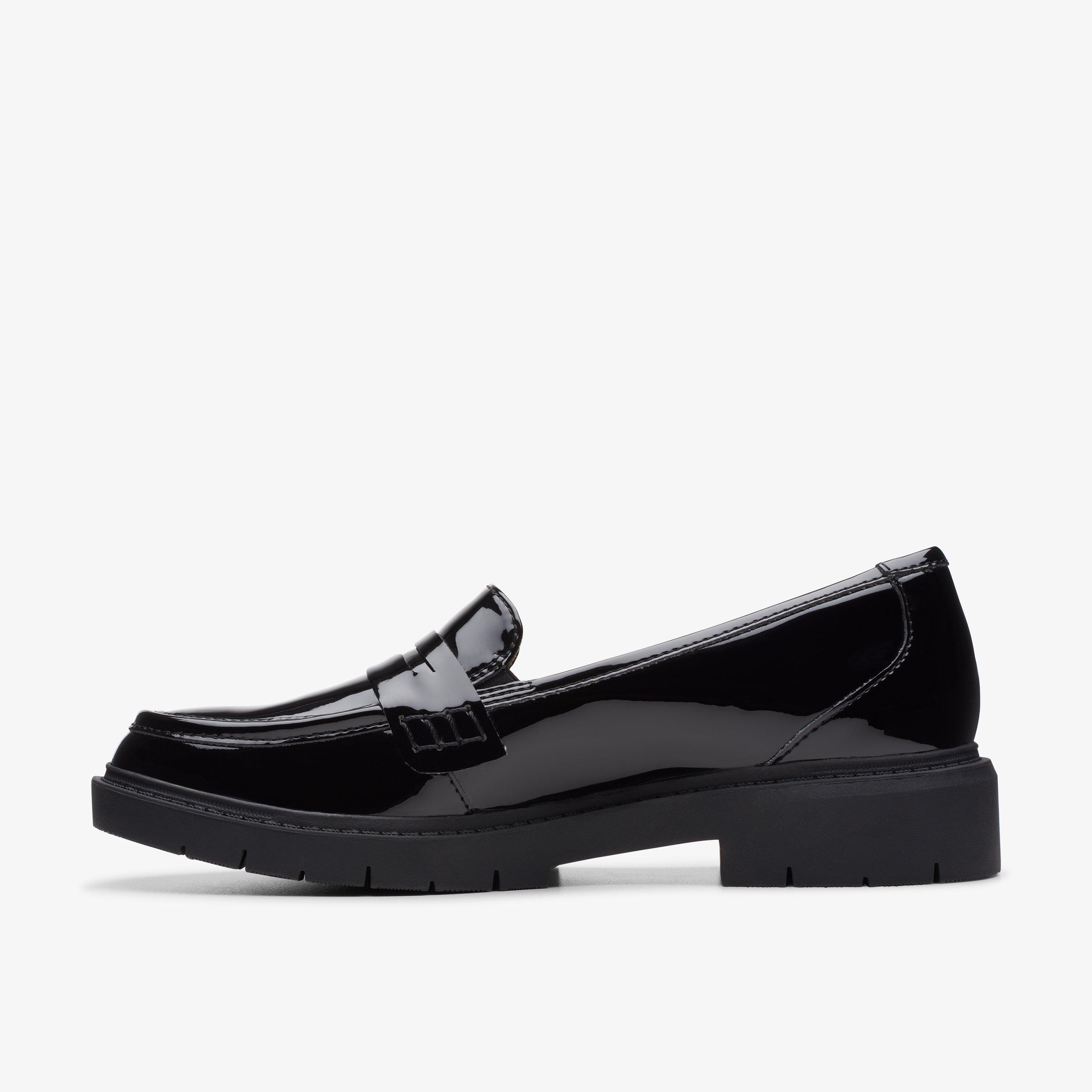 clarks ayla low black