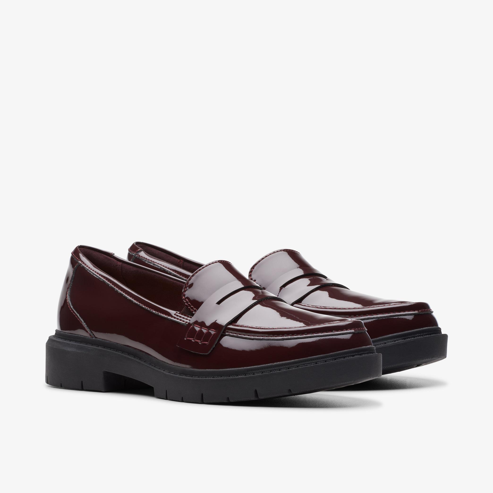 Westlynn Ayla Burgundy Patent Loafers, view 4 of 6
