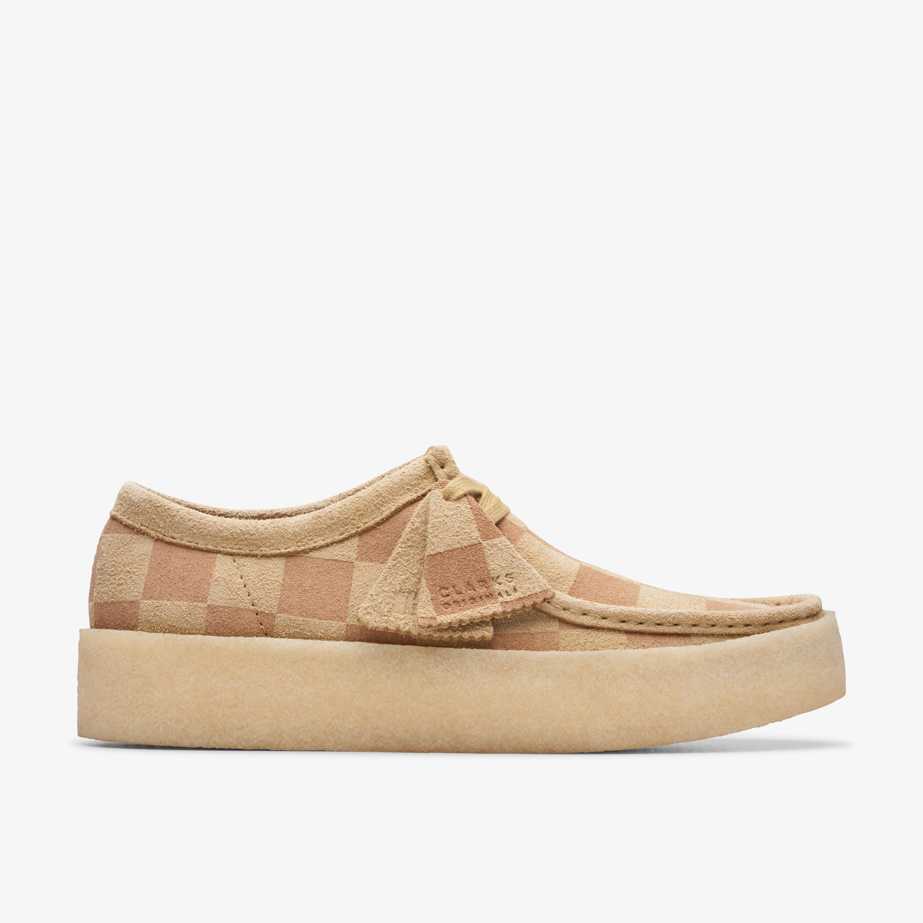 Clarks Wallabee Cup 74518 (Maple Check) 10