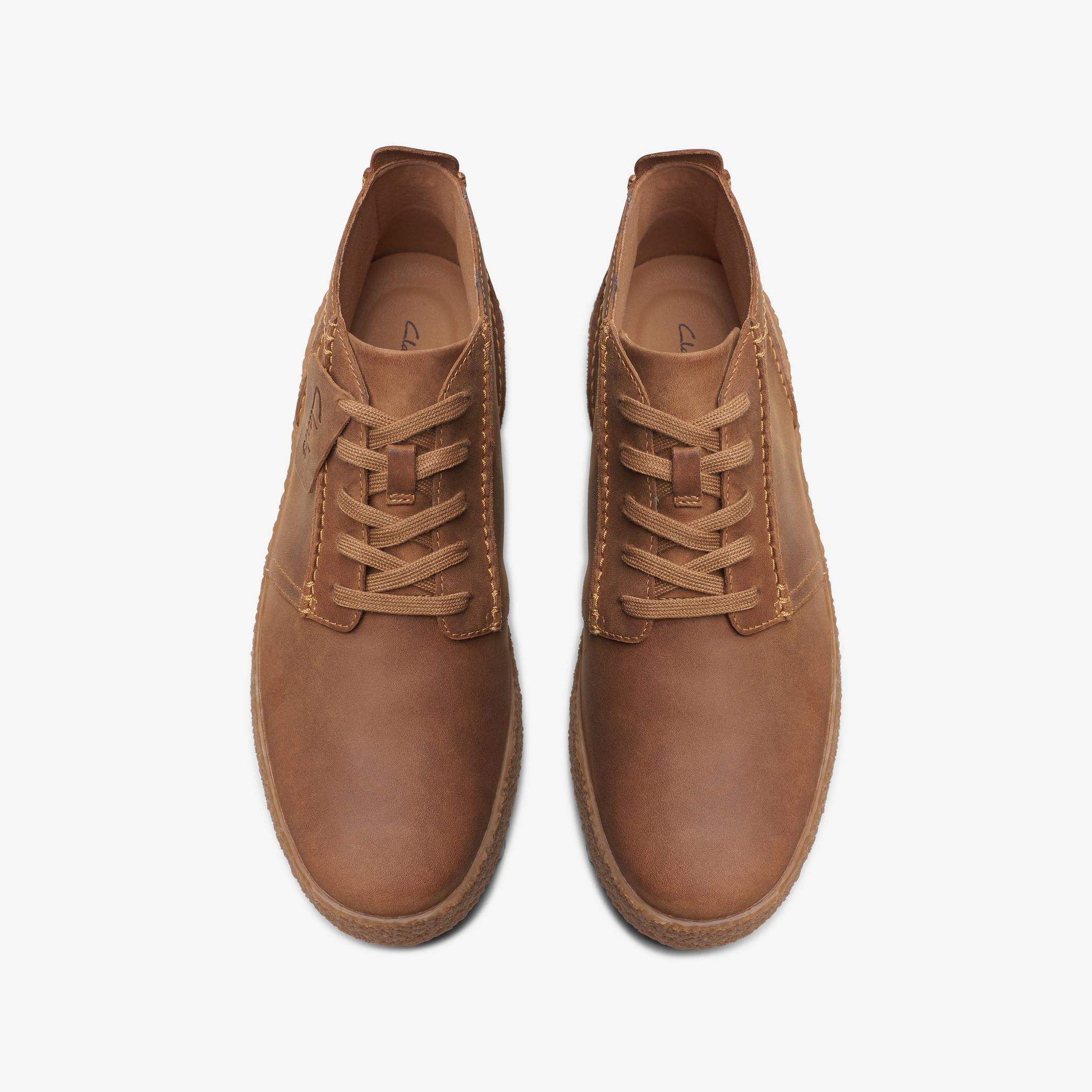 MENS Streethill Mid Dark Tan Leather Ankle Boots | Clarks US